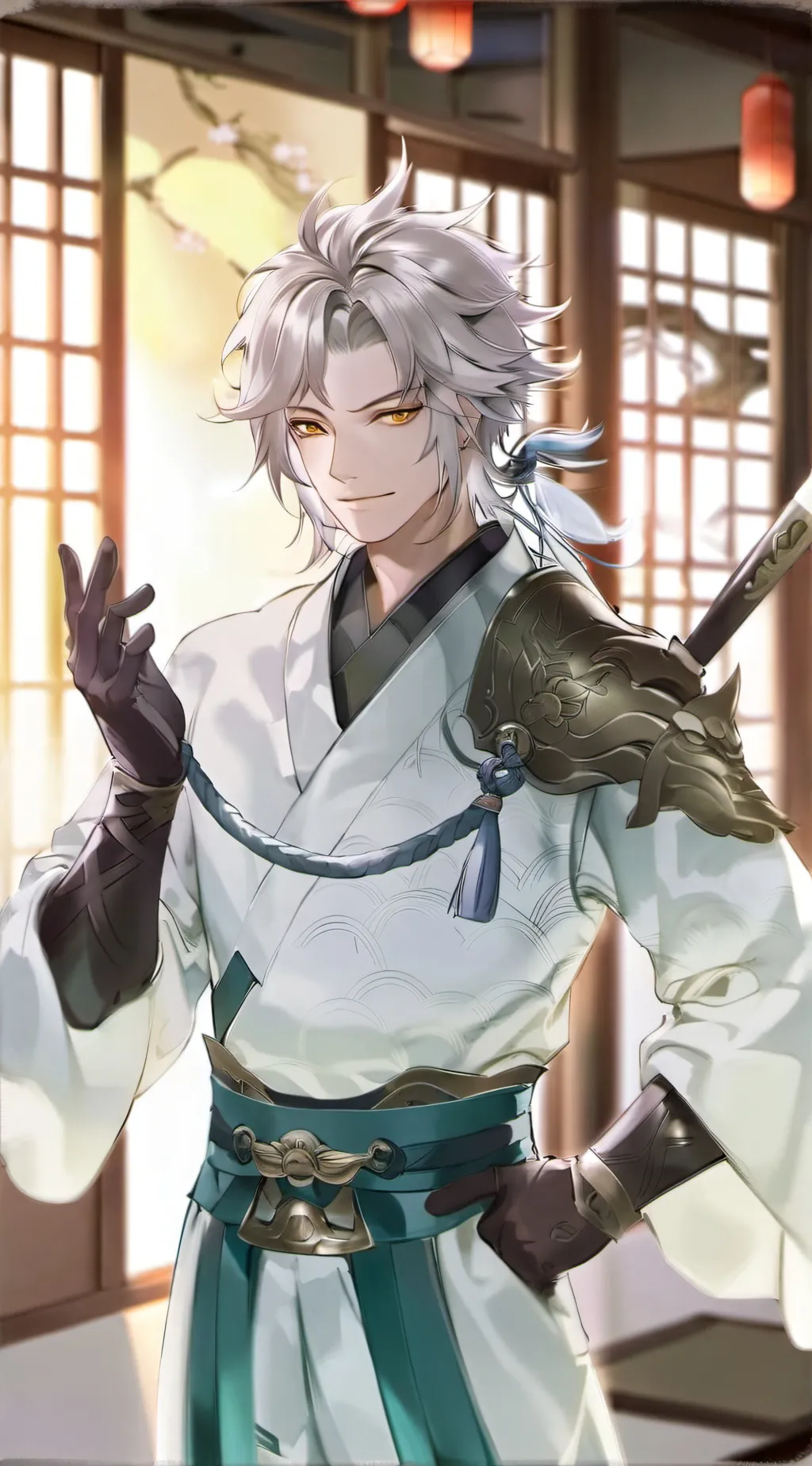 ai character: Demon slayer background