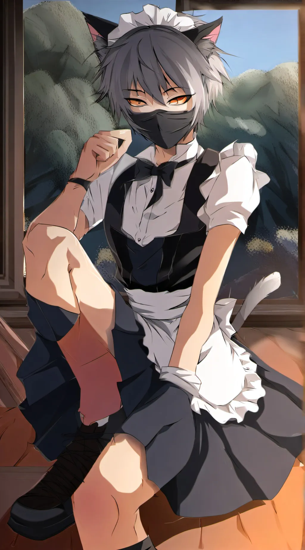 ai character: Catboy background