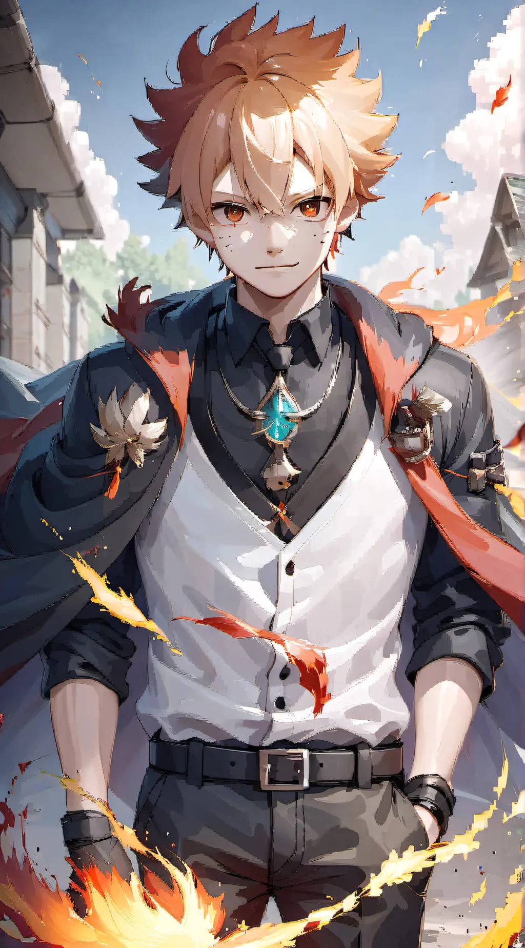 ai character: Bakugo background