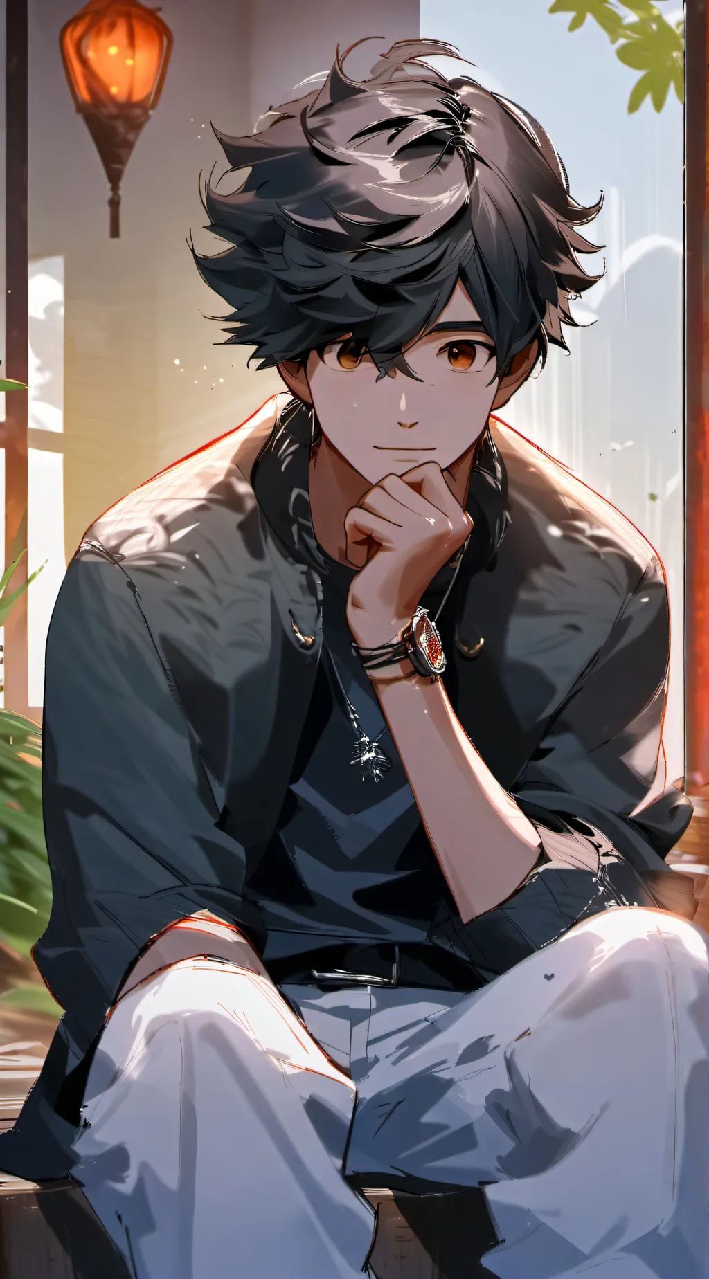 ai character: cupid background