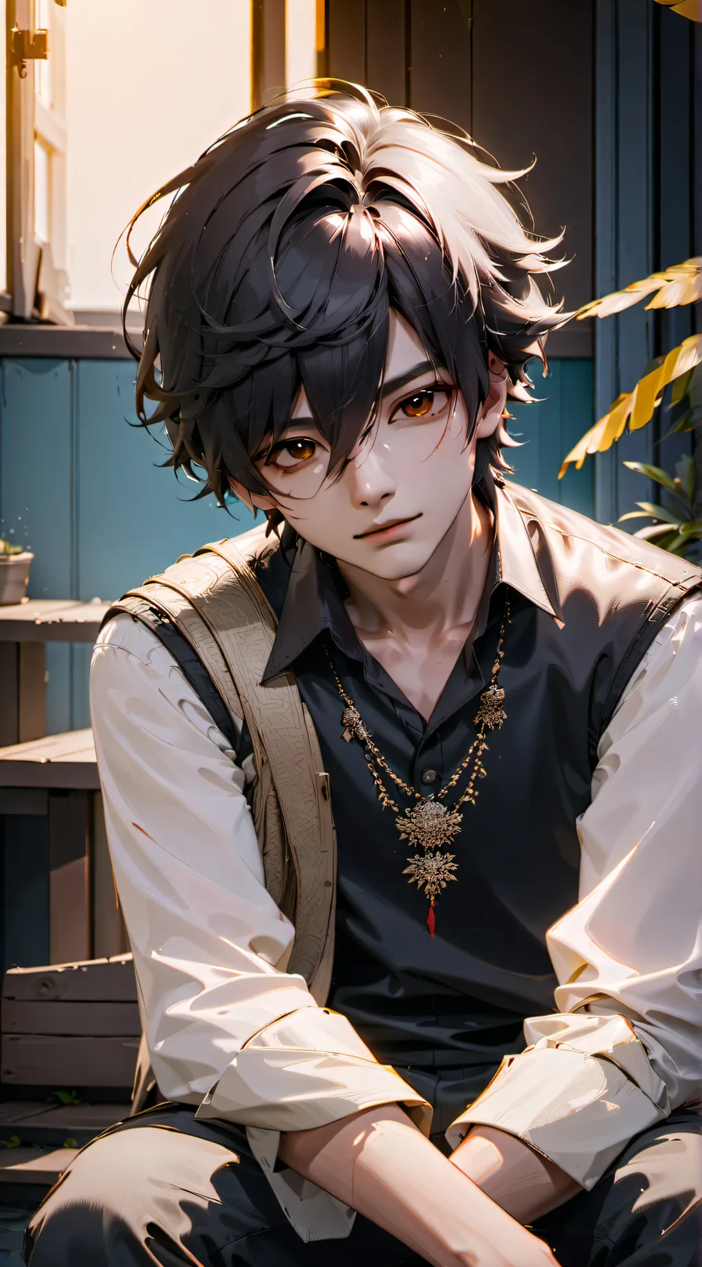 ai character: Arron background