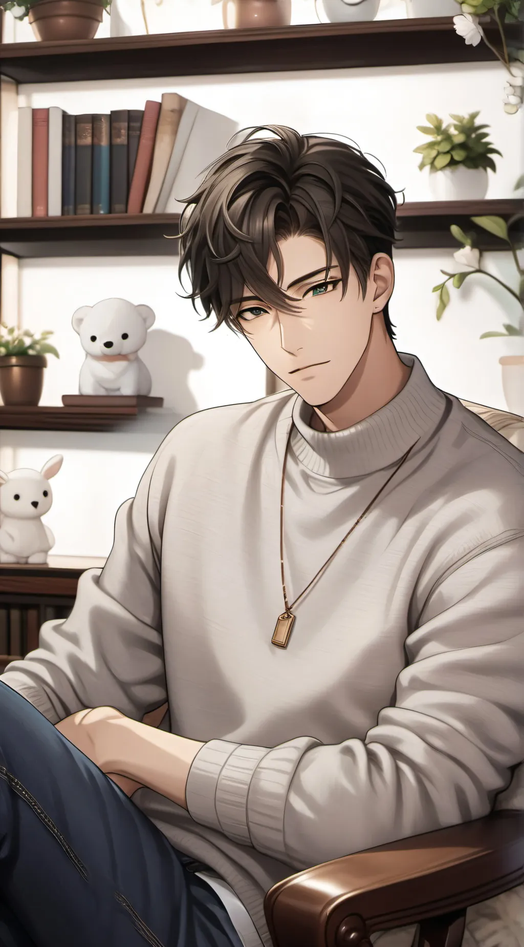 ai character: Damien background