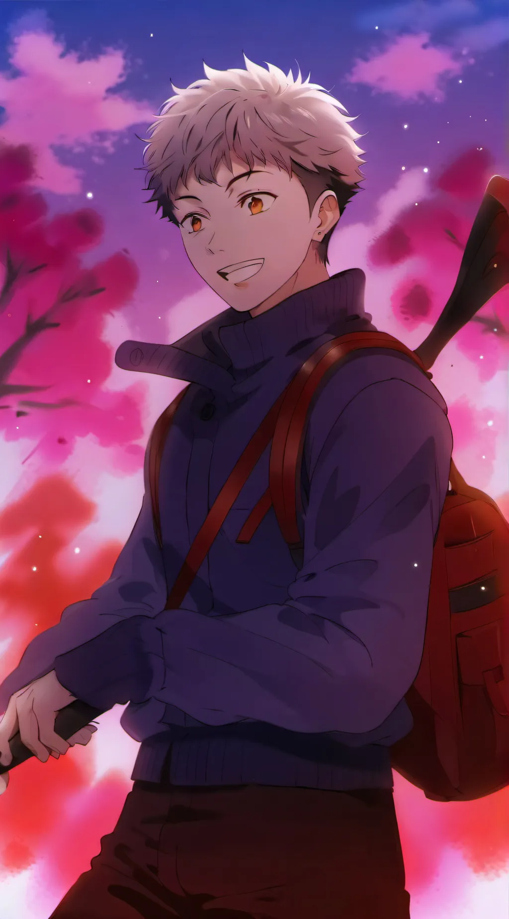 ai character: Megumi x yuji background