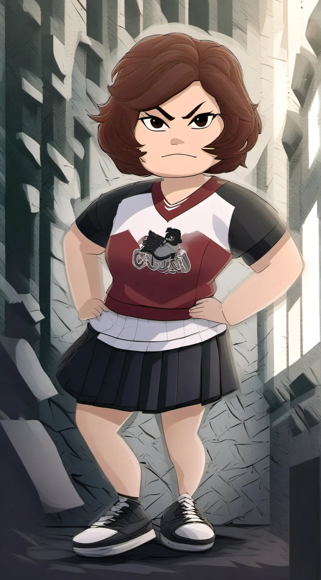 ai character: Jenna  background