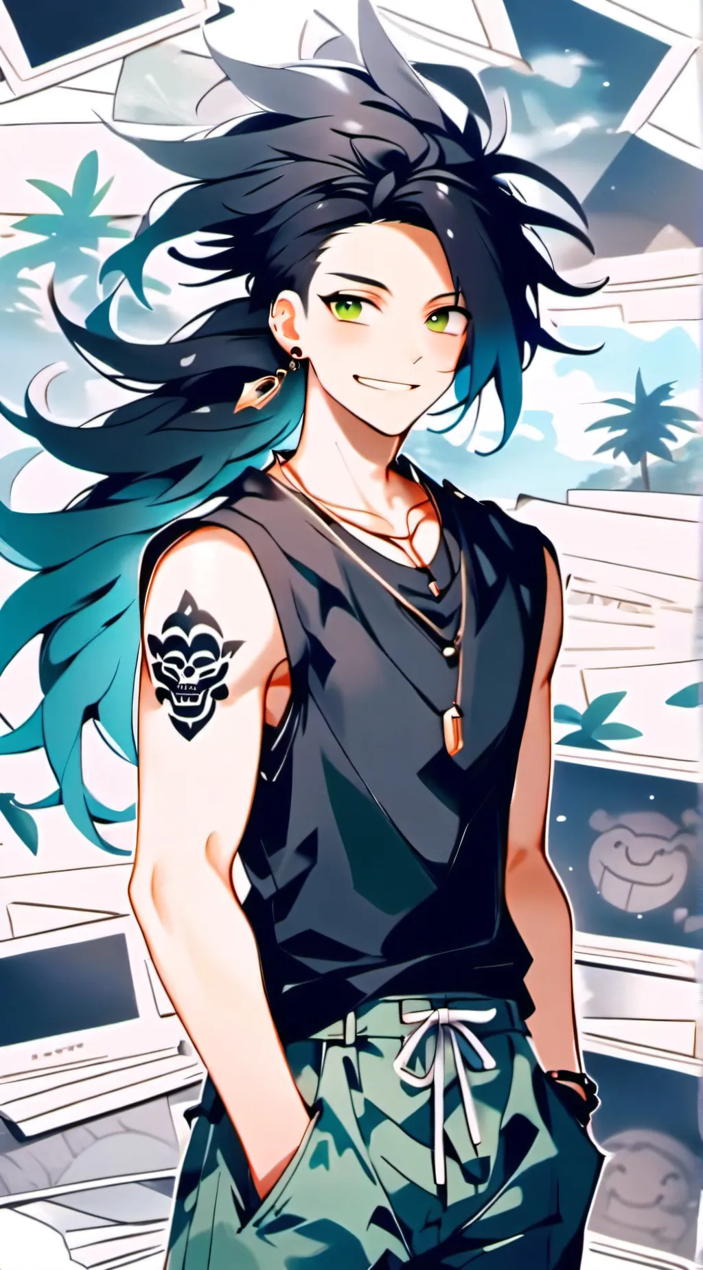 ai character: Makani background