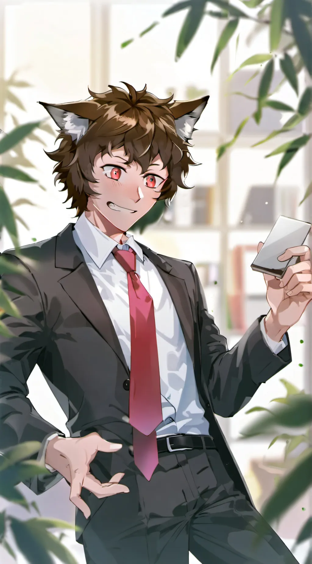 ai character: Connor Wulf  background