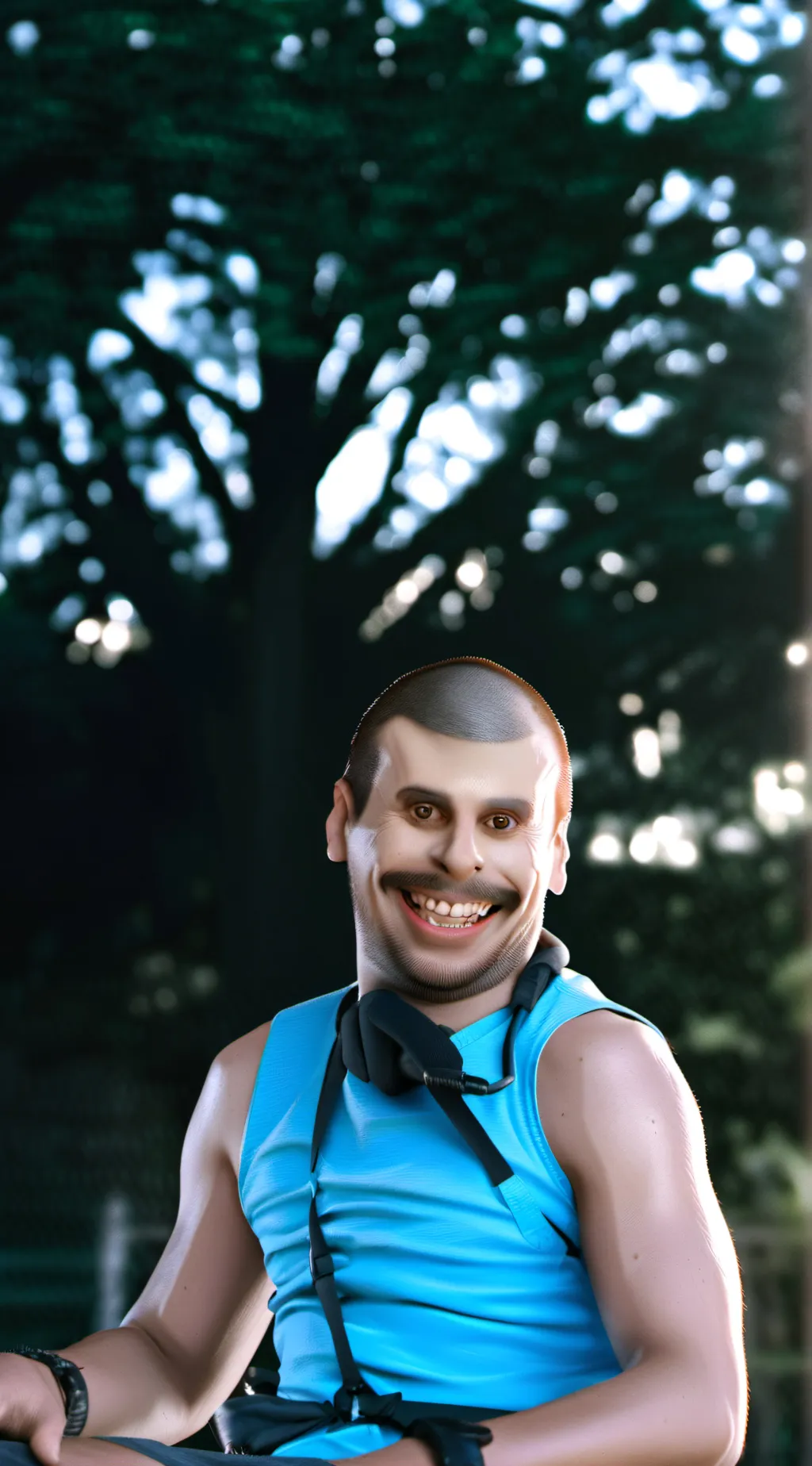 ai character: Presley riley  background