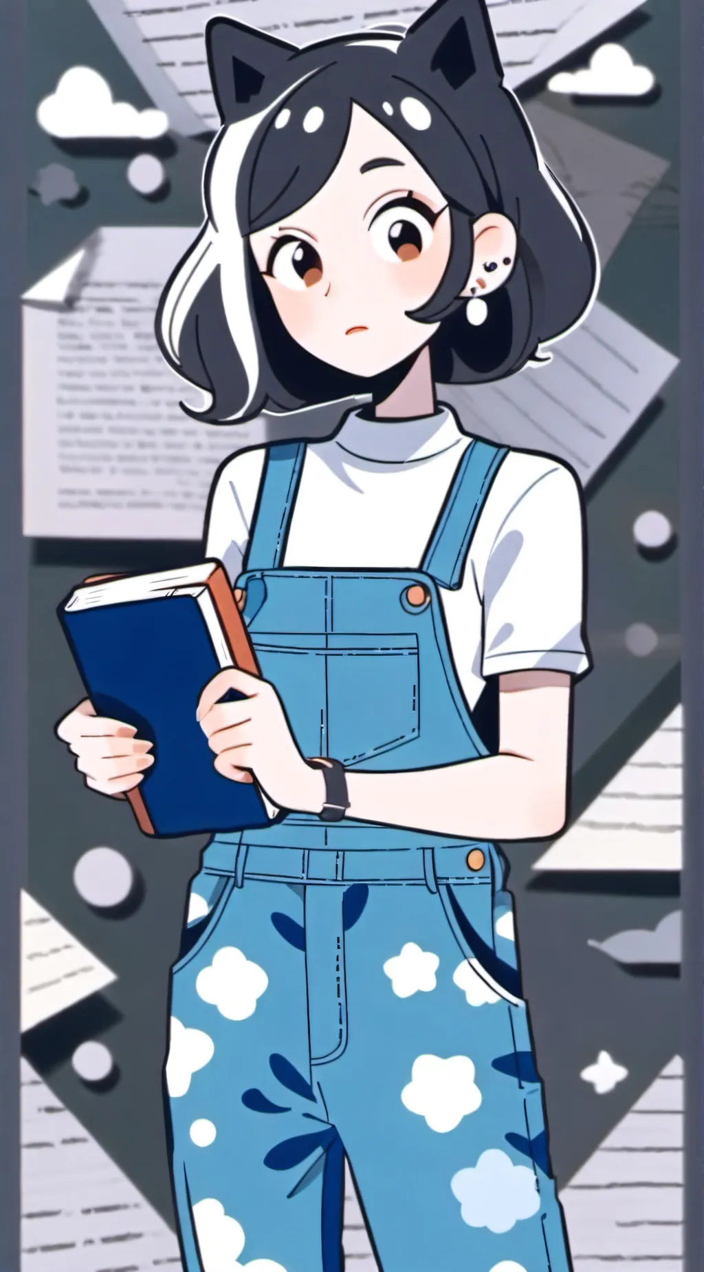 ai character: muffin background