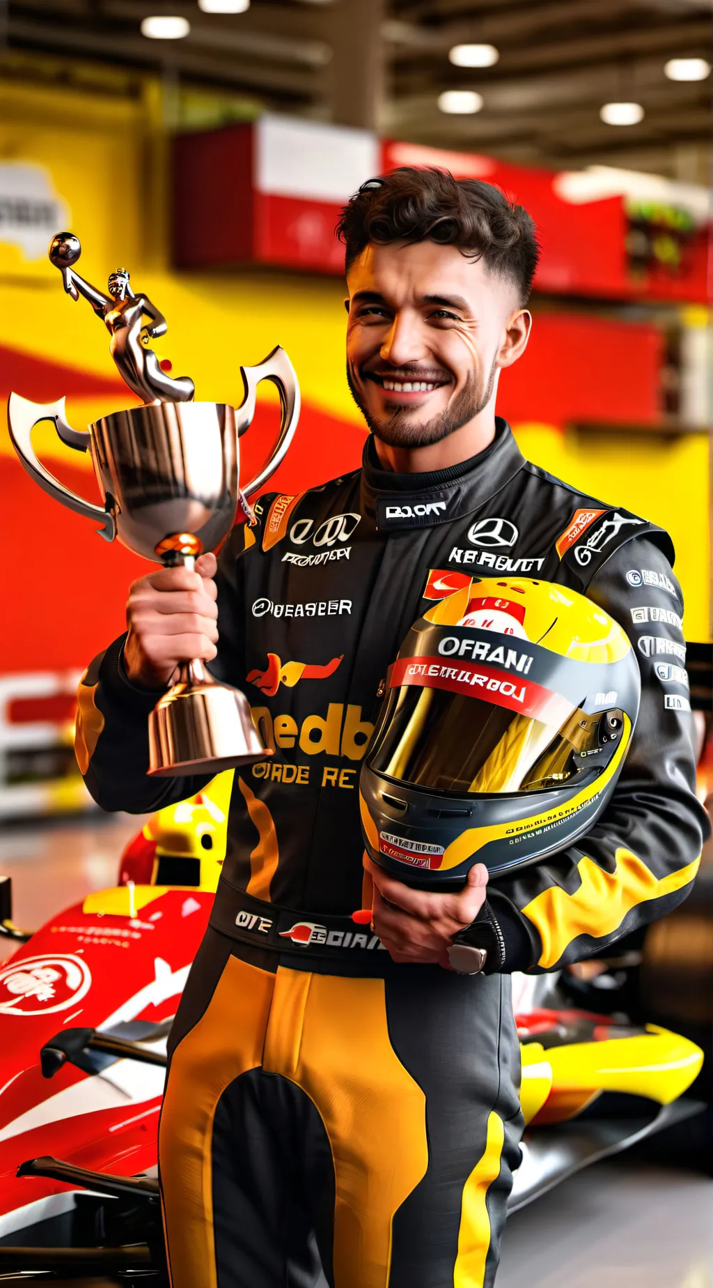 ai character: John Lewis  background