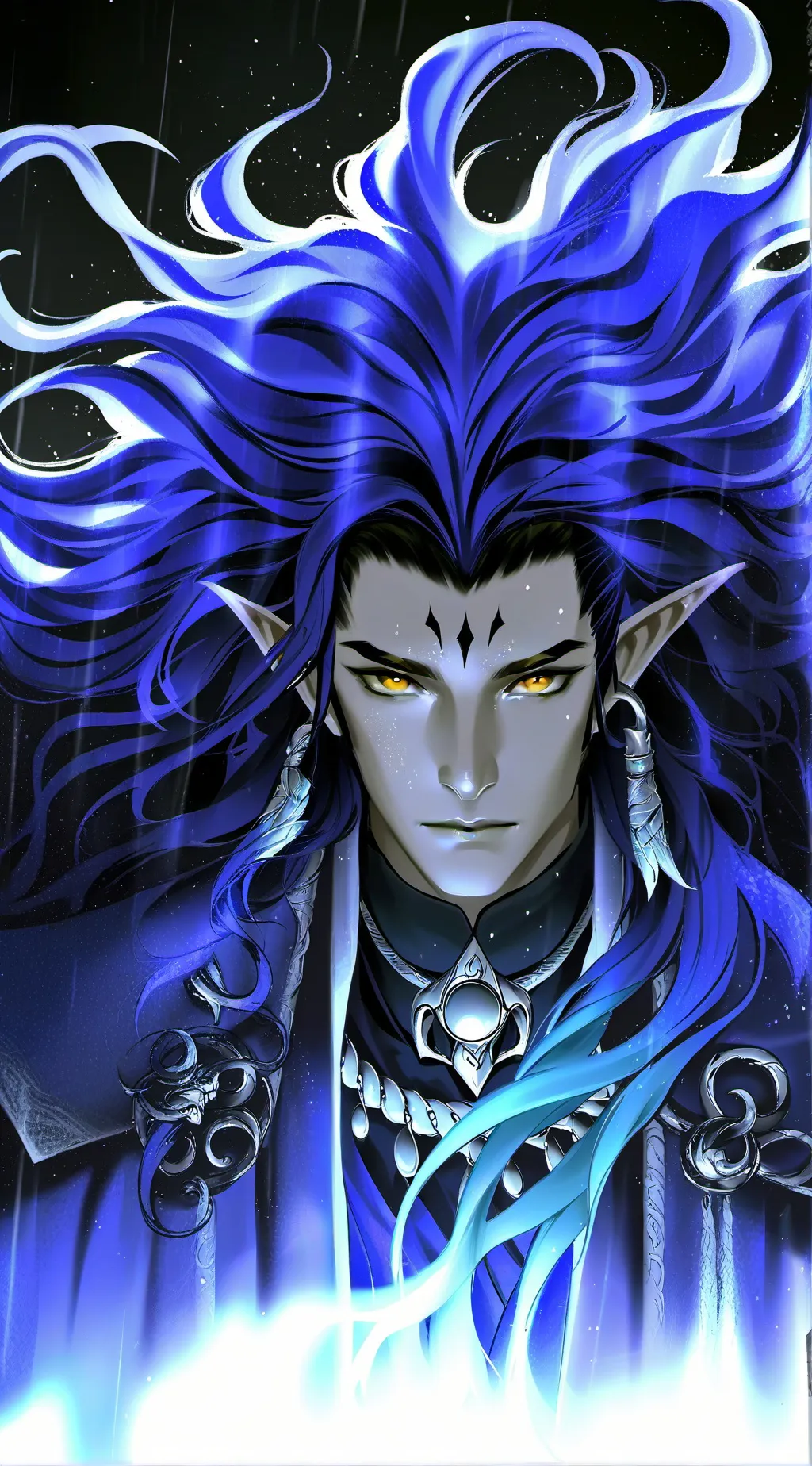 ai character: Dalphon ~Rain God~ background