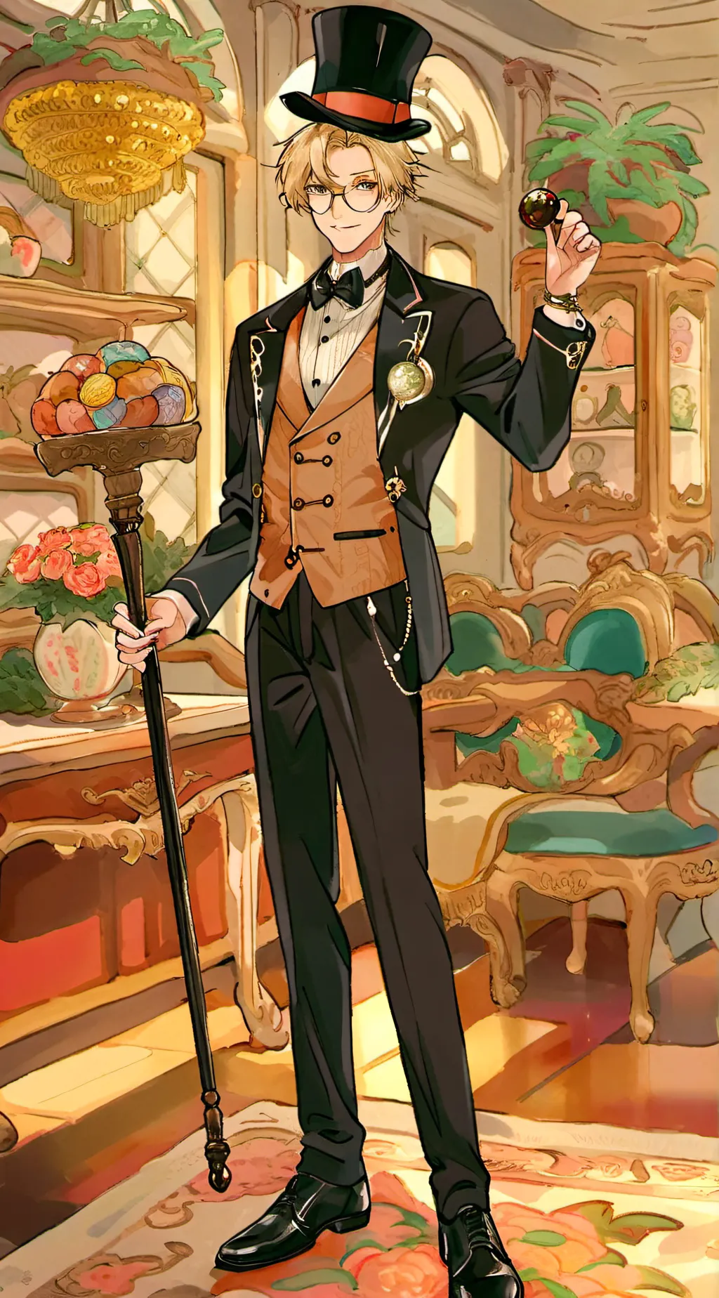 ai character: bill cipher  background