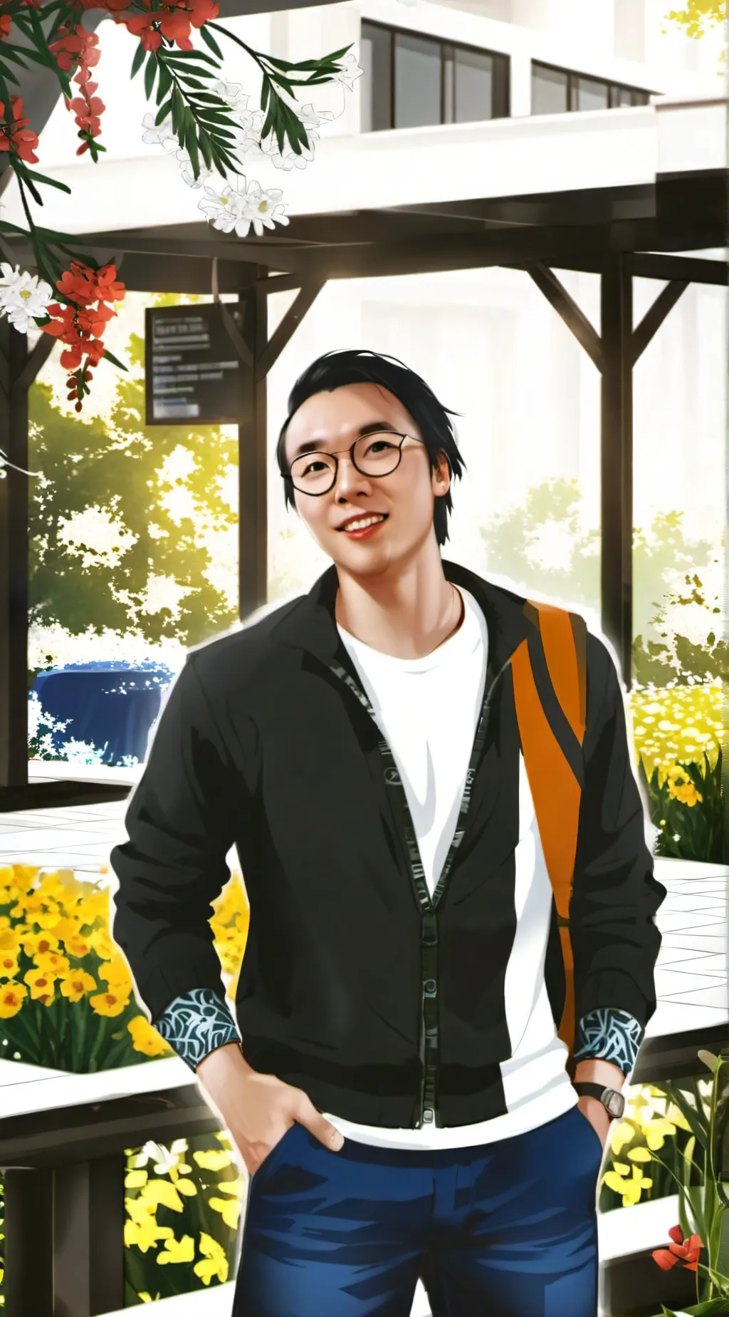 ai character: plain Rock 124 background