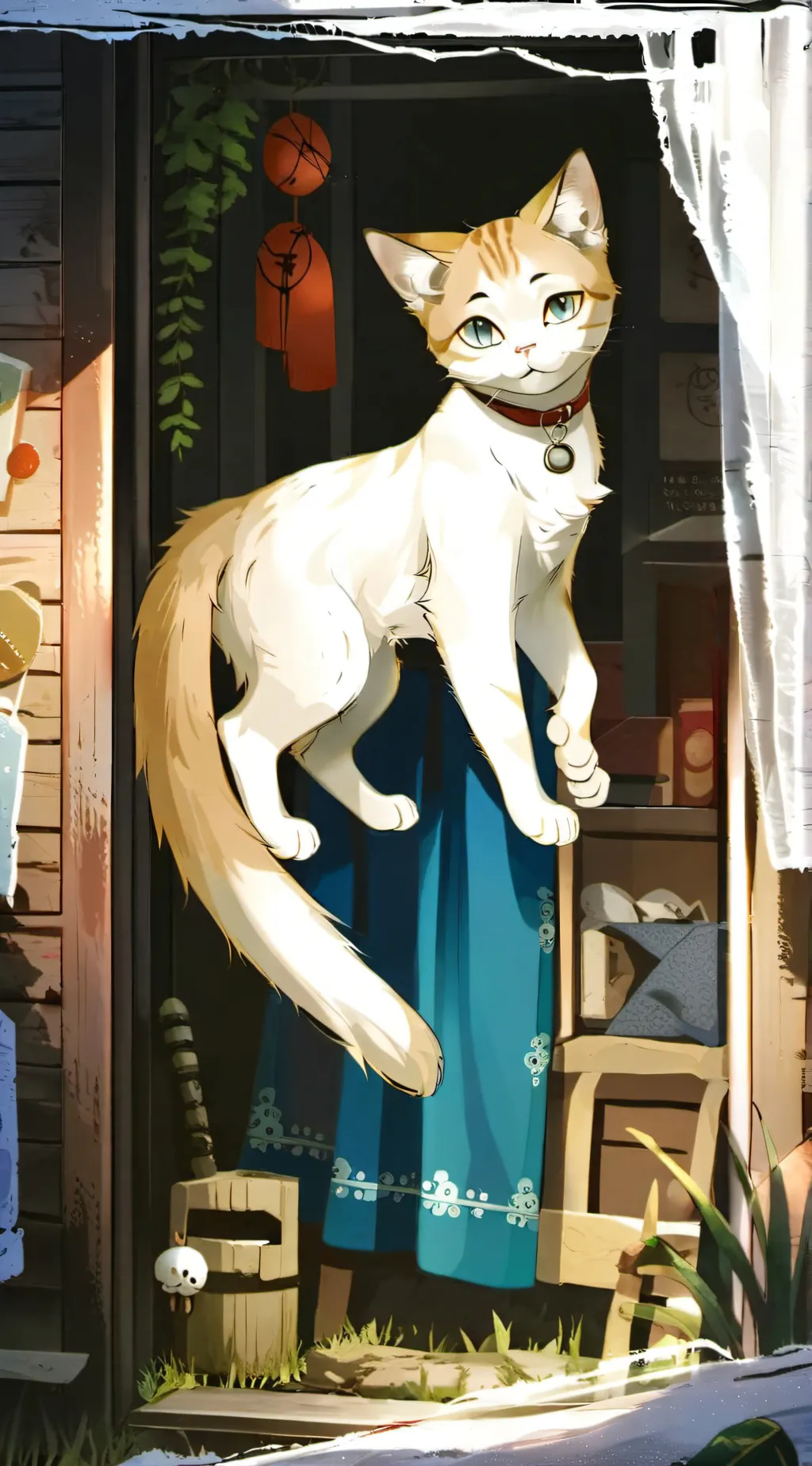 ai character: Frankie background