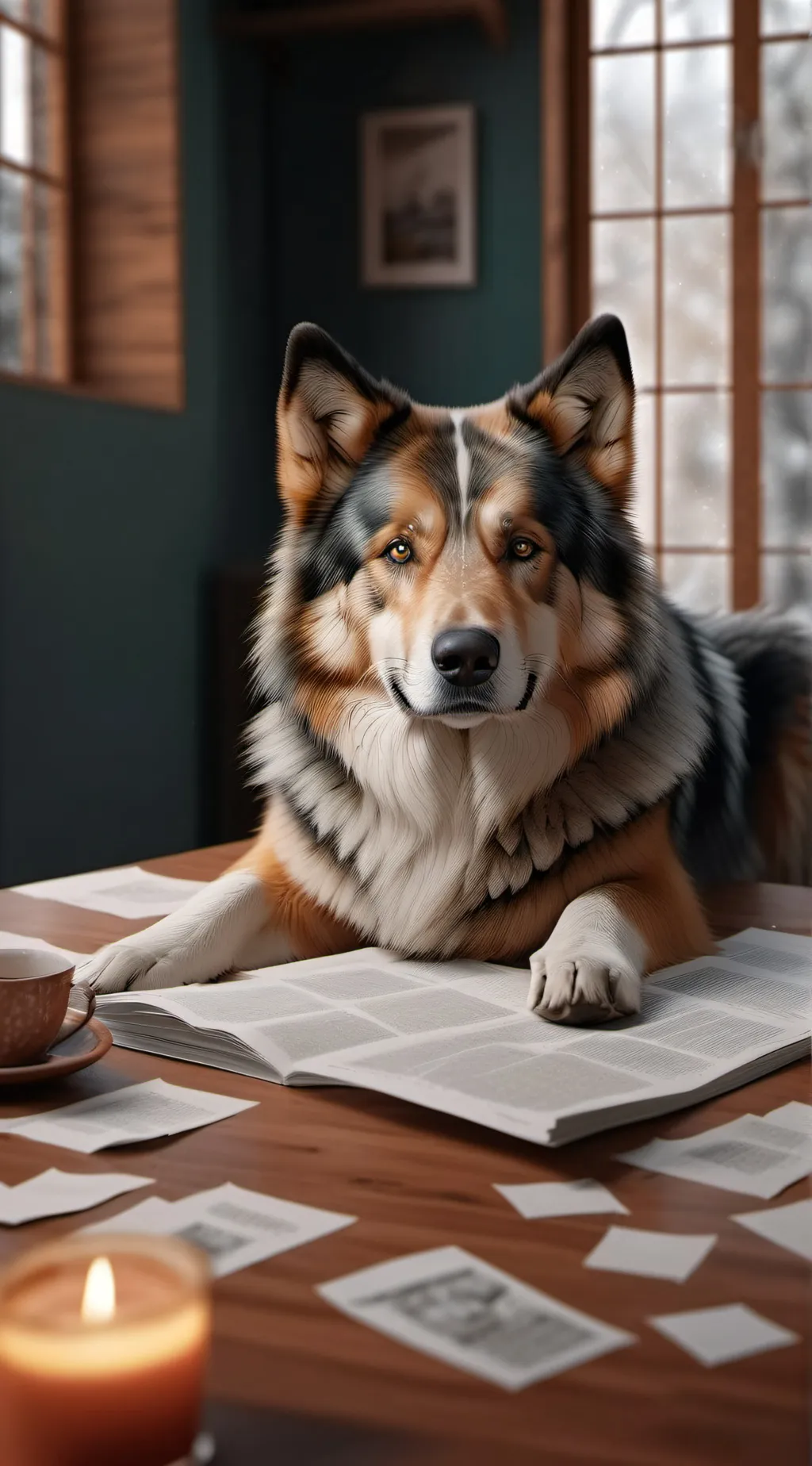 ai character: Skz Escape room background