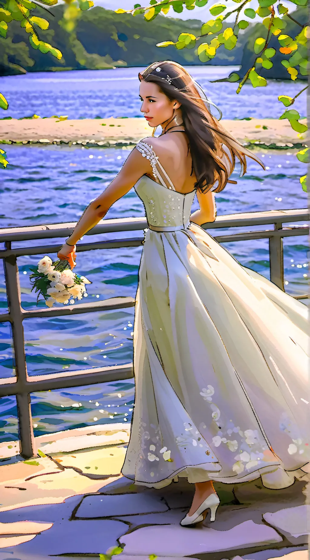 ai character: Lily.. background