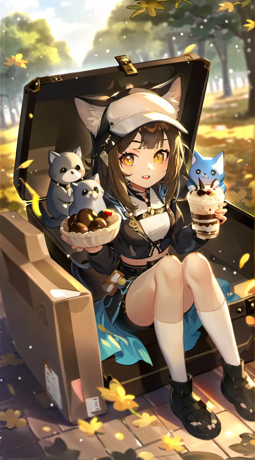 ai character: Lana  background