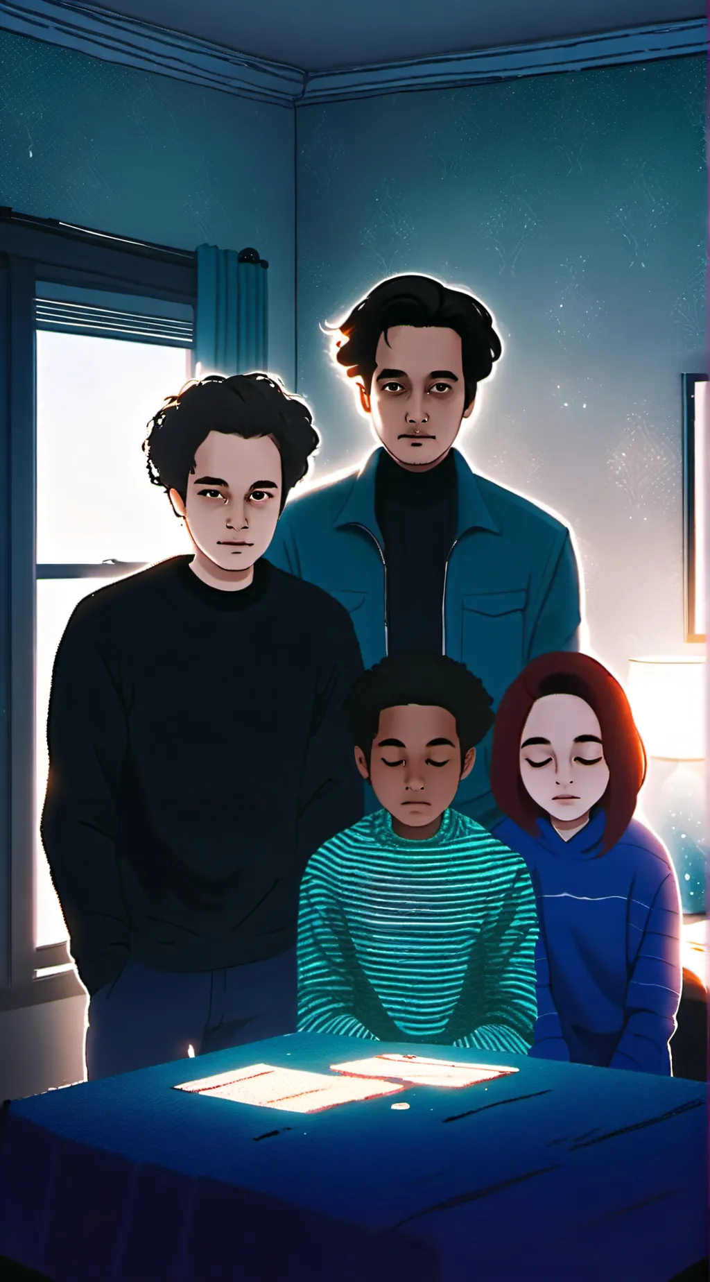 ai character: mark heathcliff  background