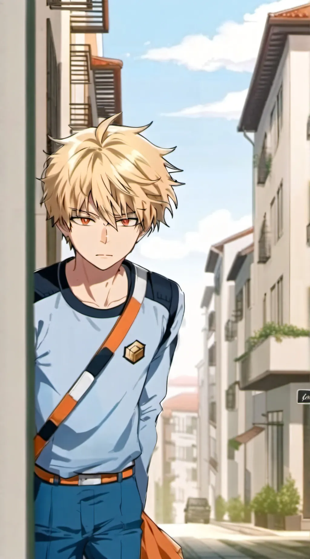 ai character: caught in MHA background