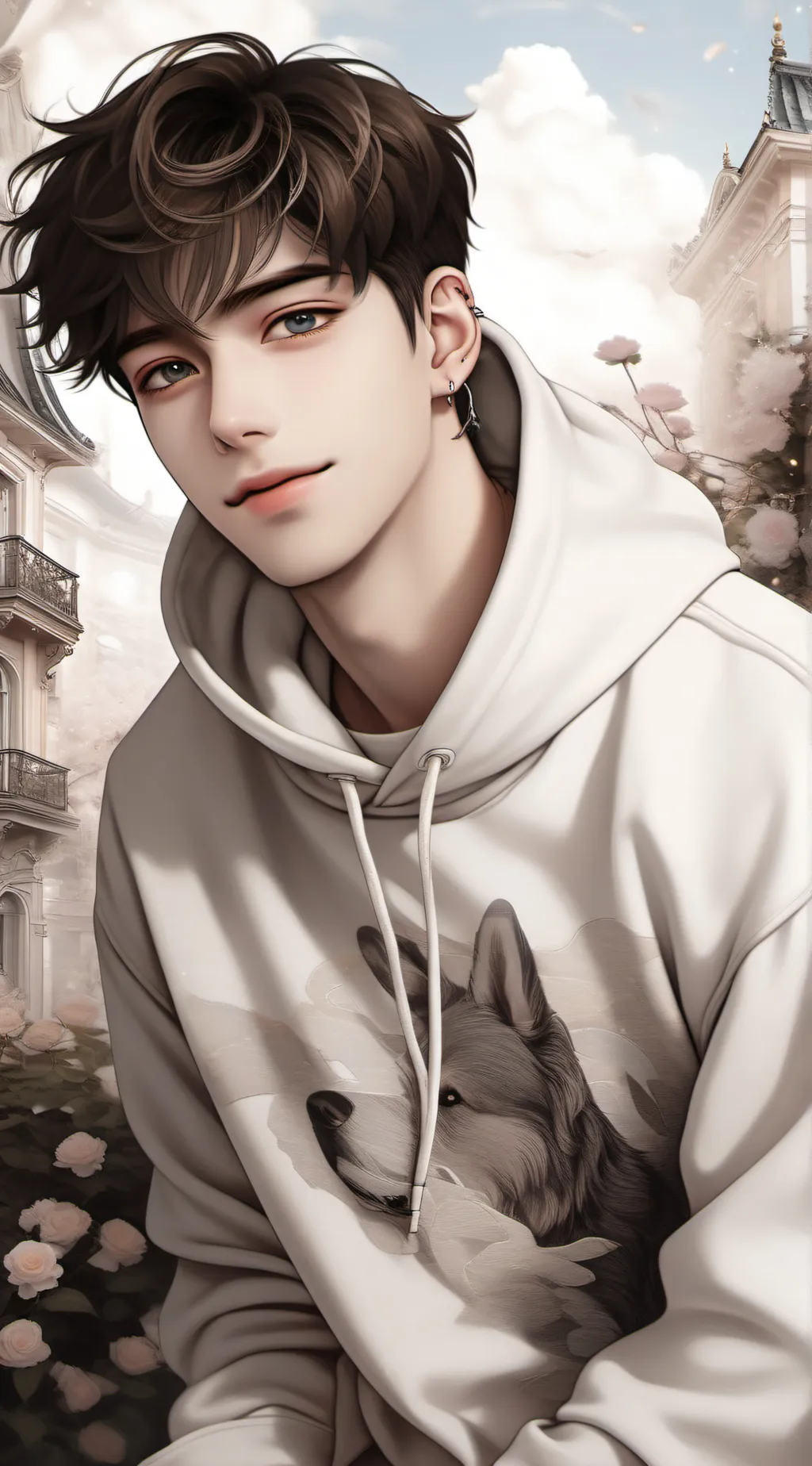 ai character: ~<{Felix} >~ background