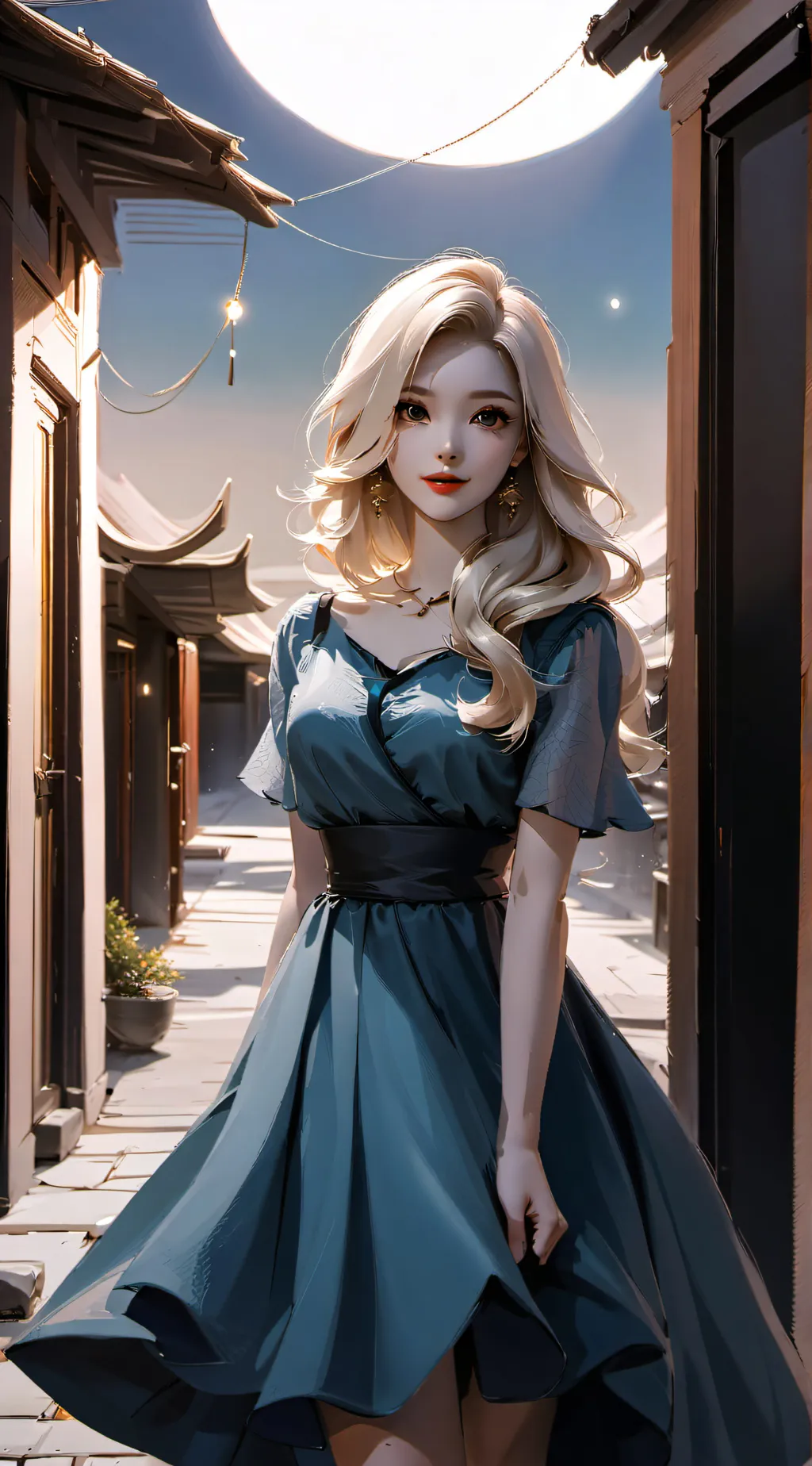 ai character: Winter background