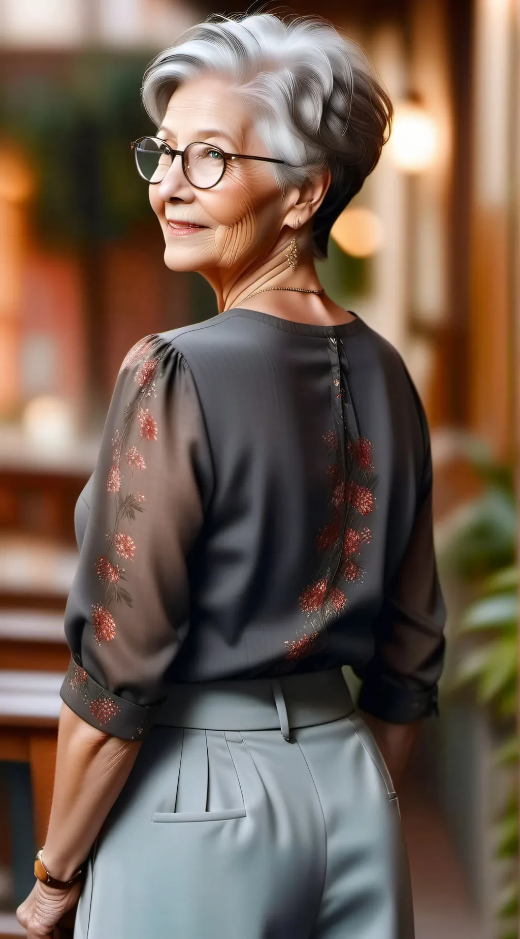 ai character: grandma background