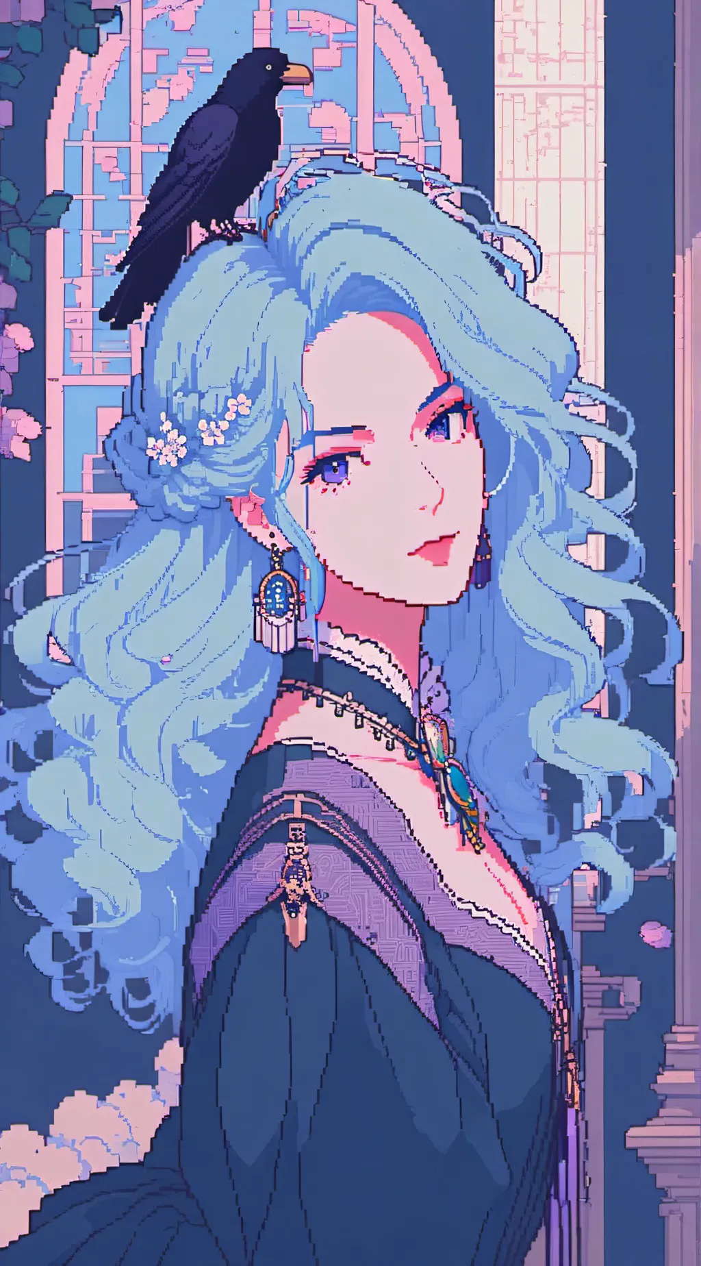 ai character: Luna  background