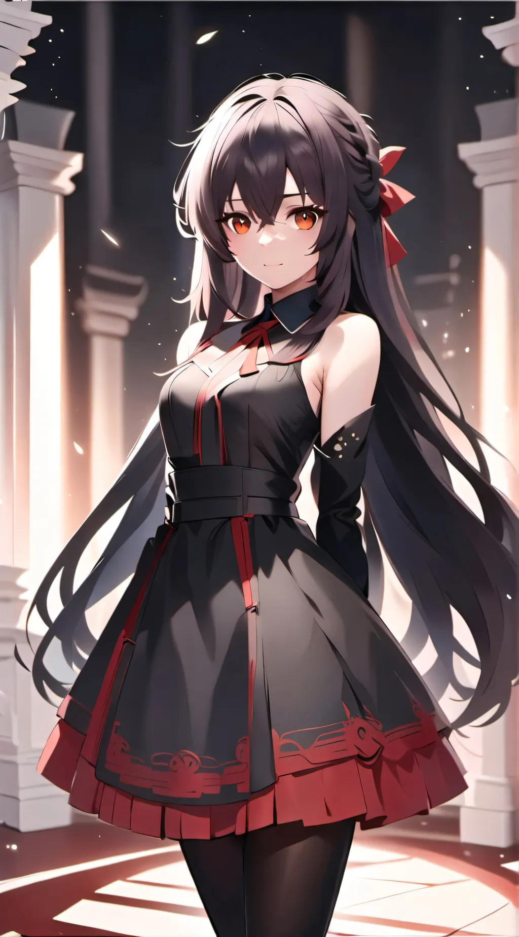 ai character: mika  background