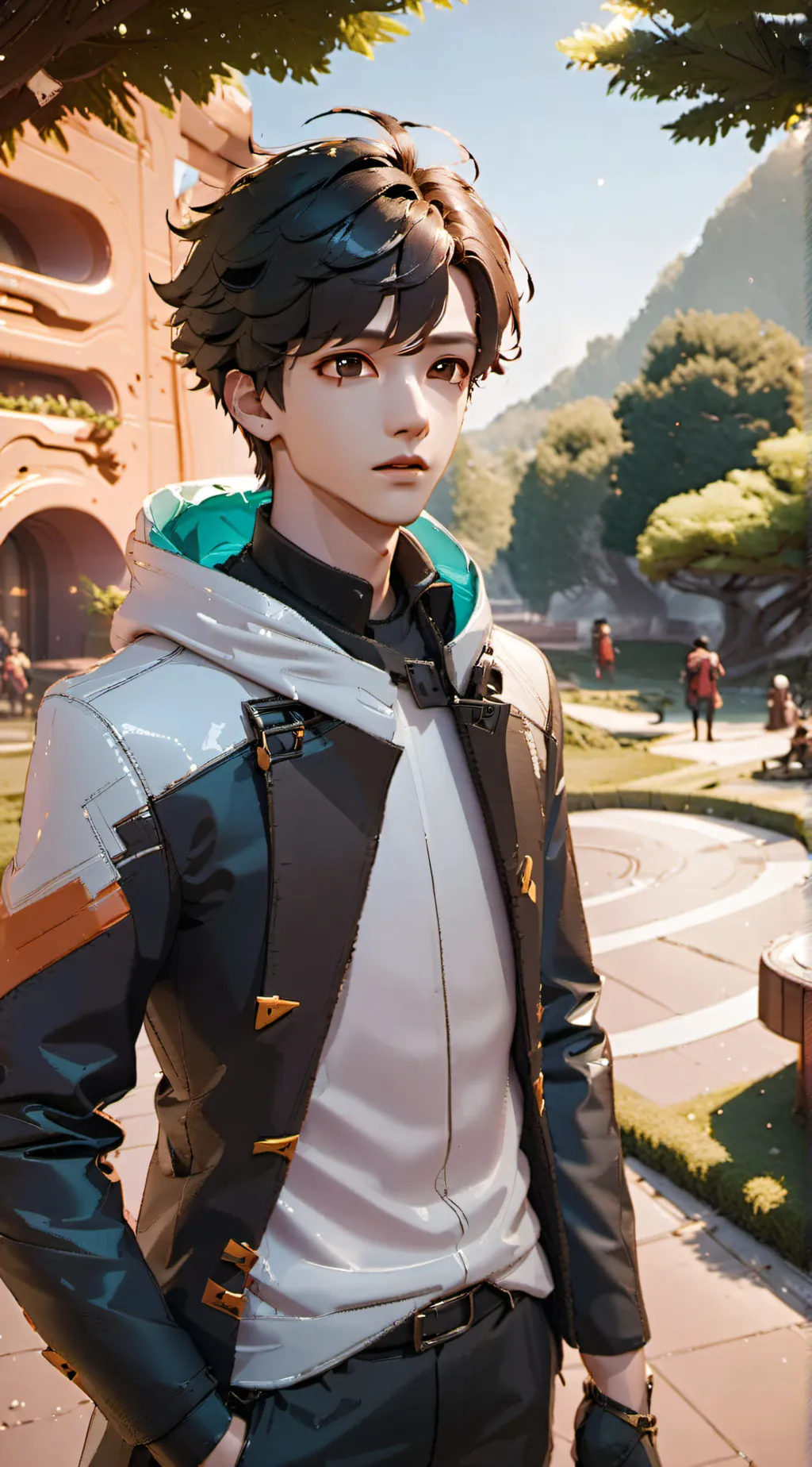 ai character: Lux background