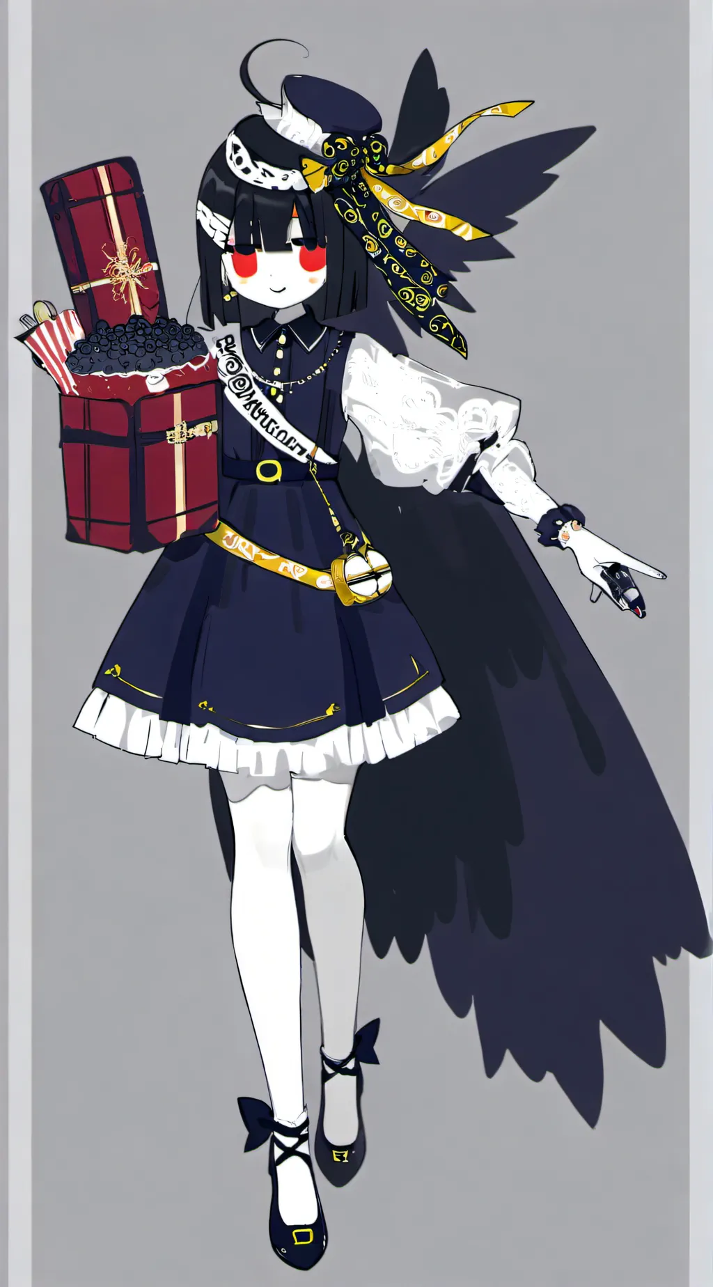 ai character: pomni  background