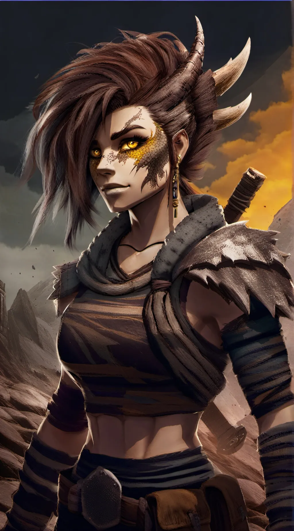 ai character: Demia background