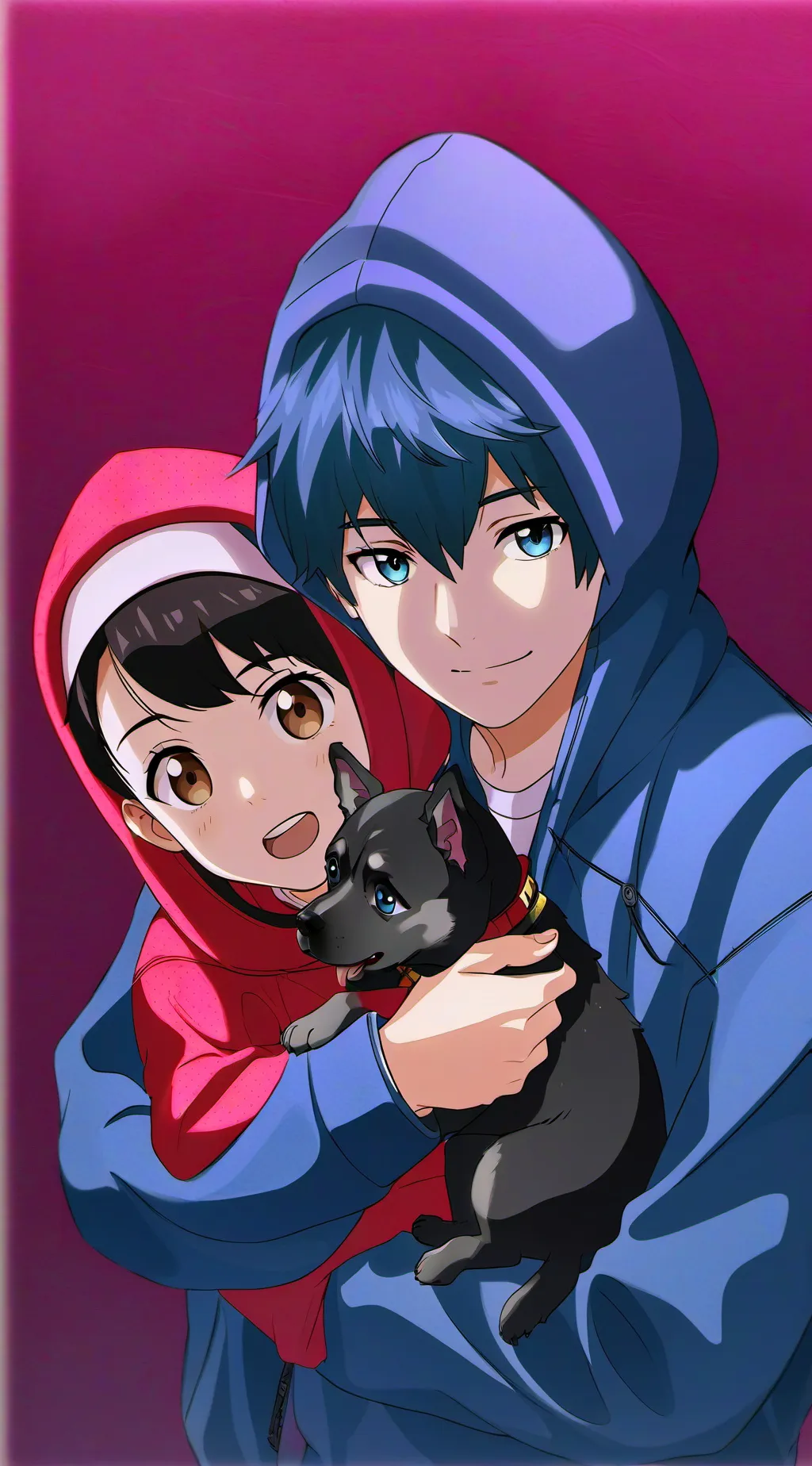 ai character: girl best friend background