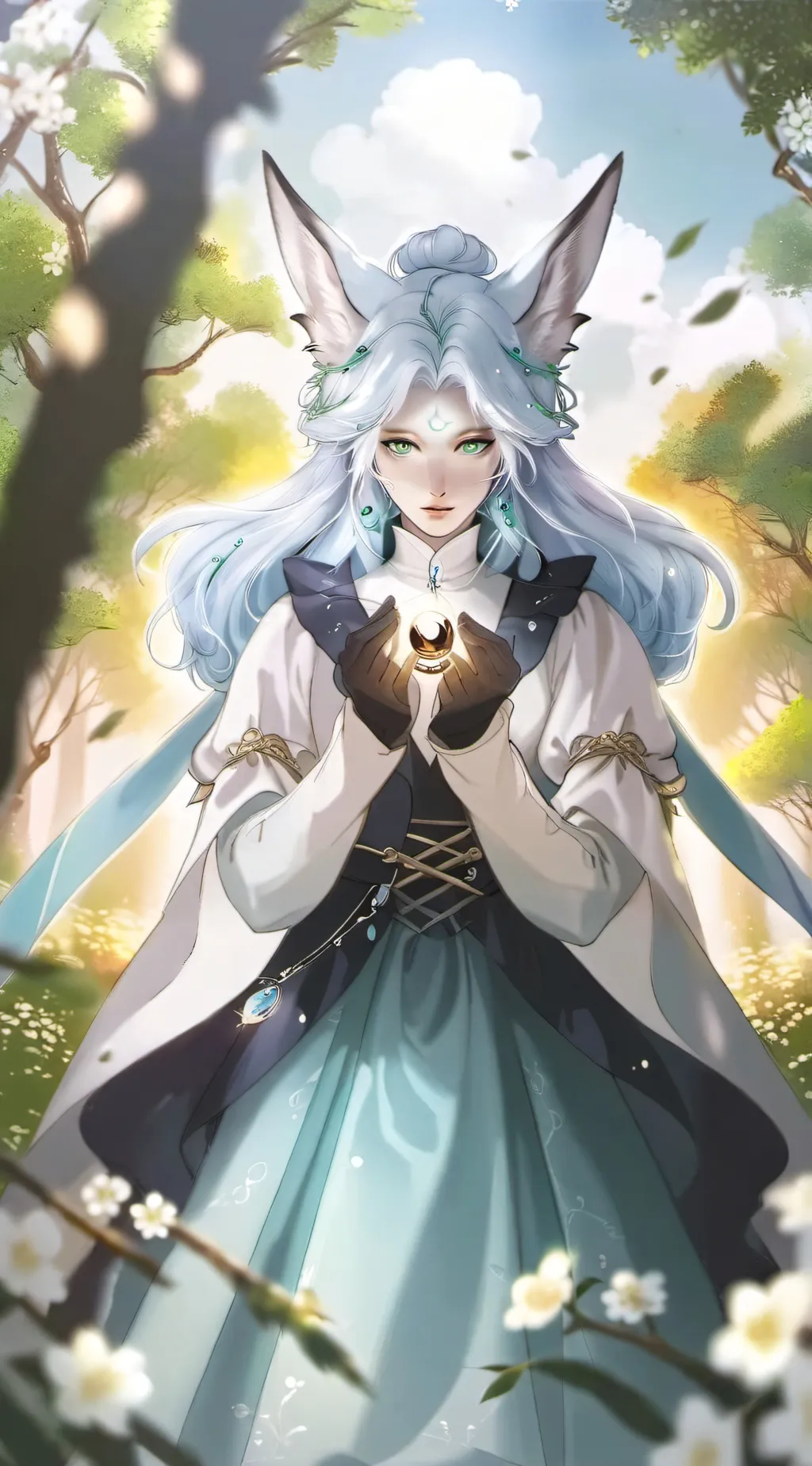 ai character: Cute background