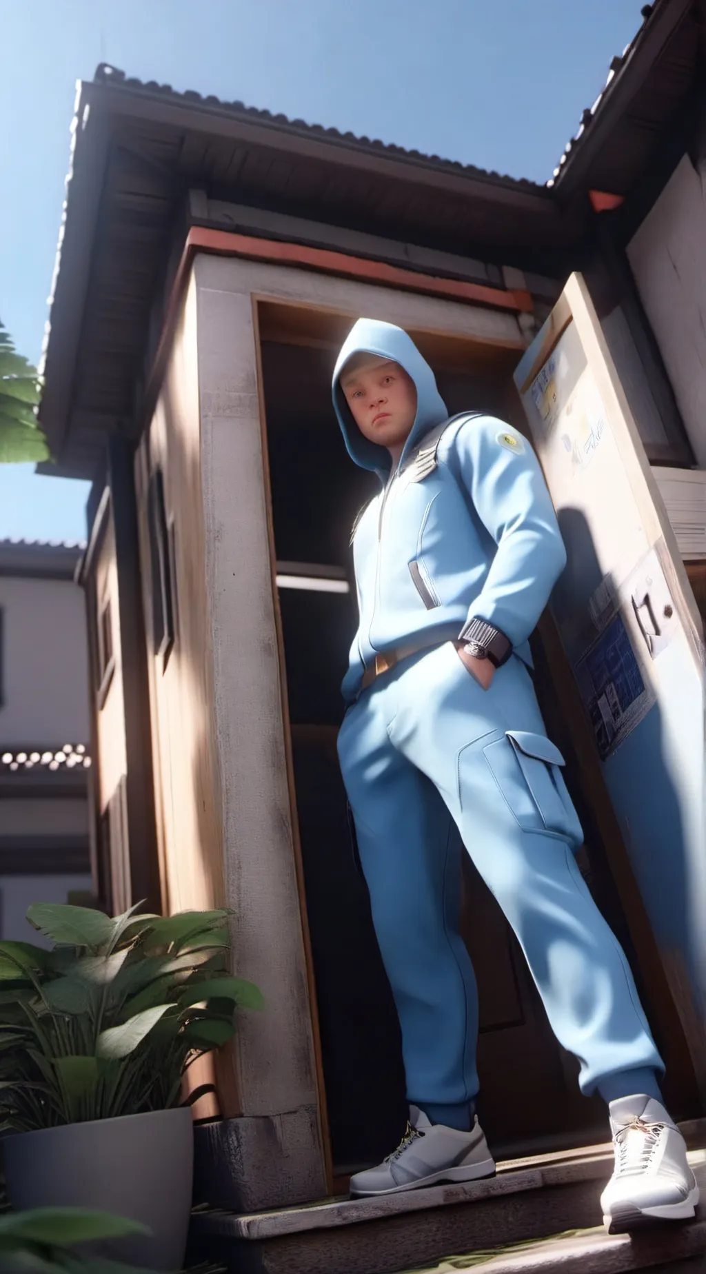 ai character: a mistake background