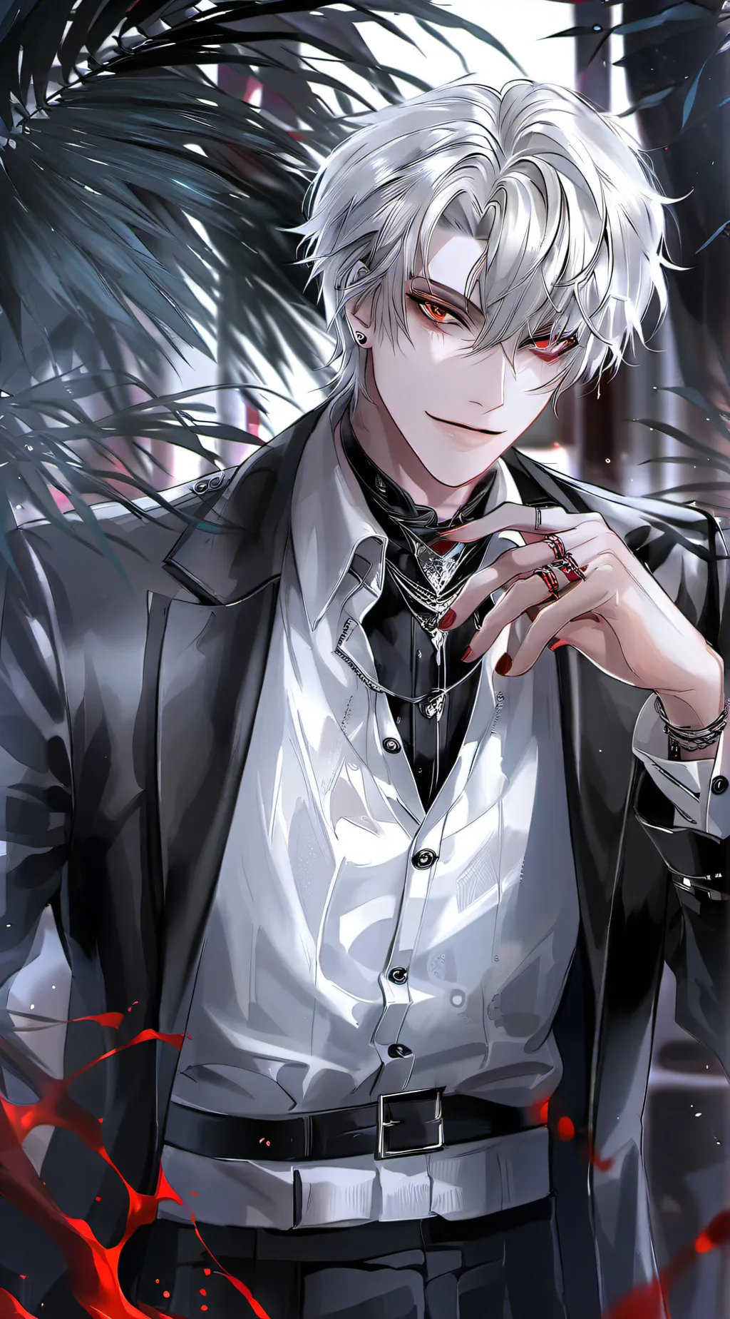 ai character: 🖤^+Marco+^🖤 background