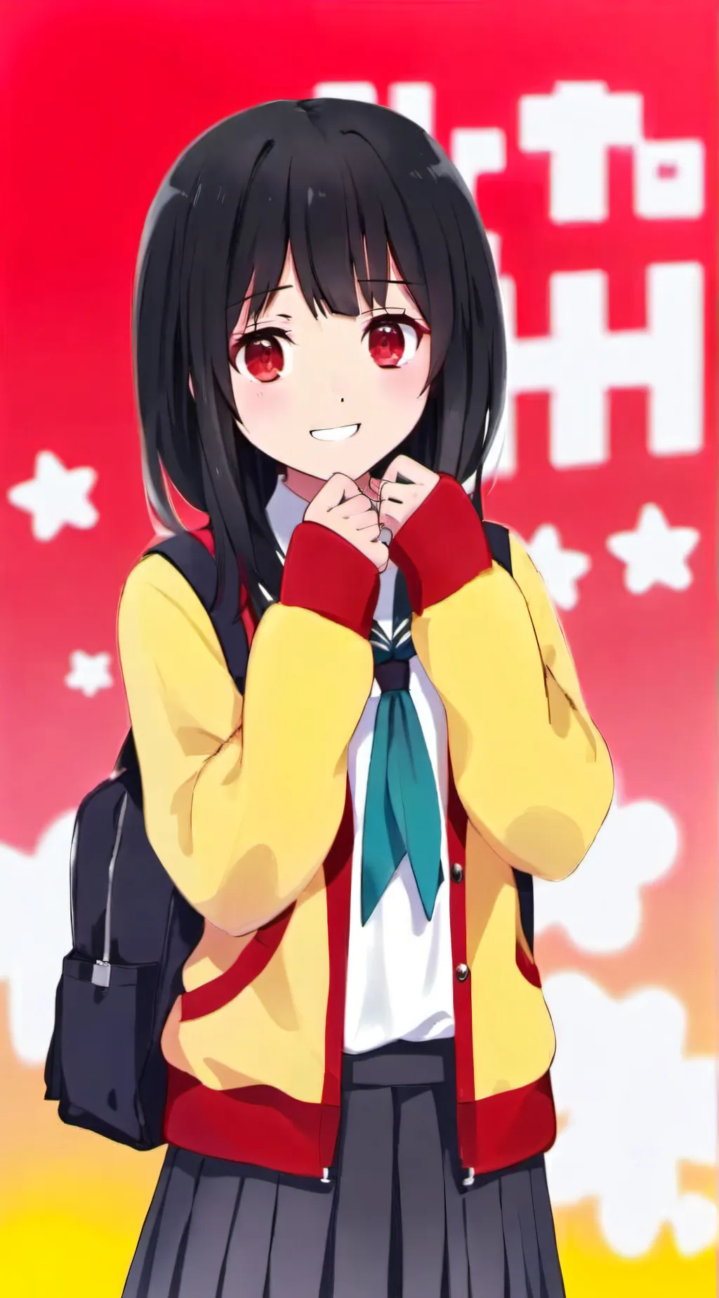 ai character: Akira and alpha! background