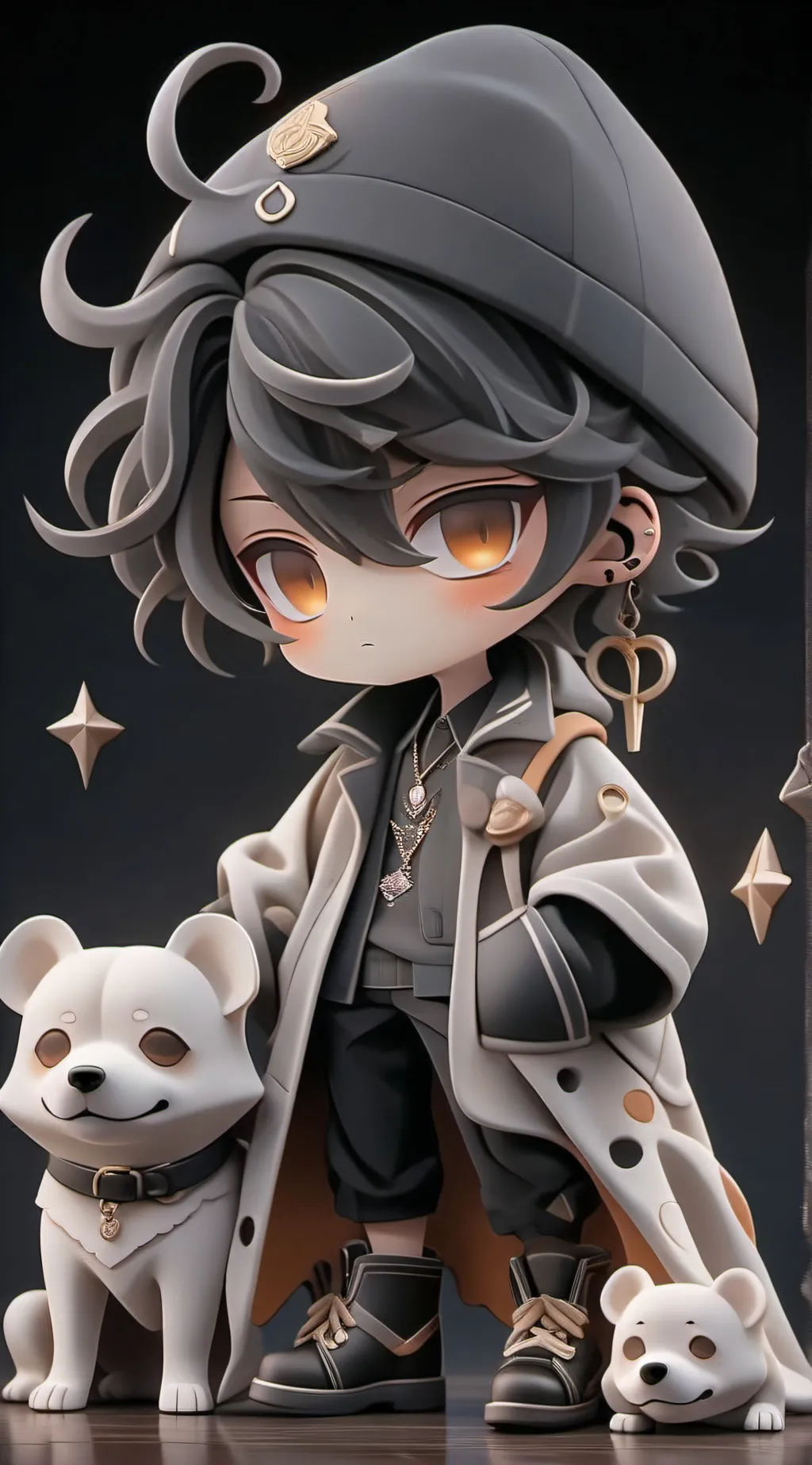 ai character: dogday background