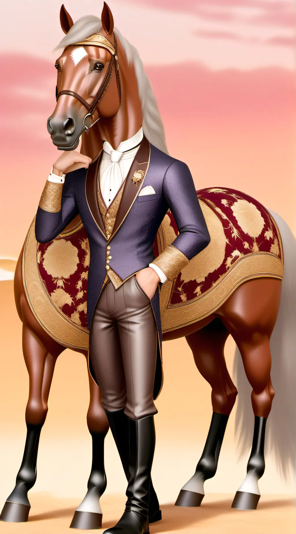 ai character: Shaun background