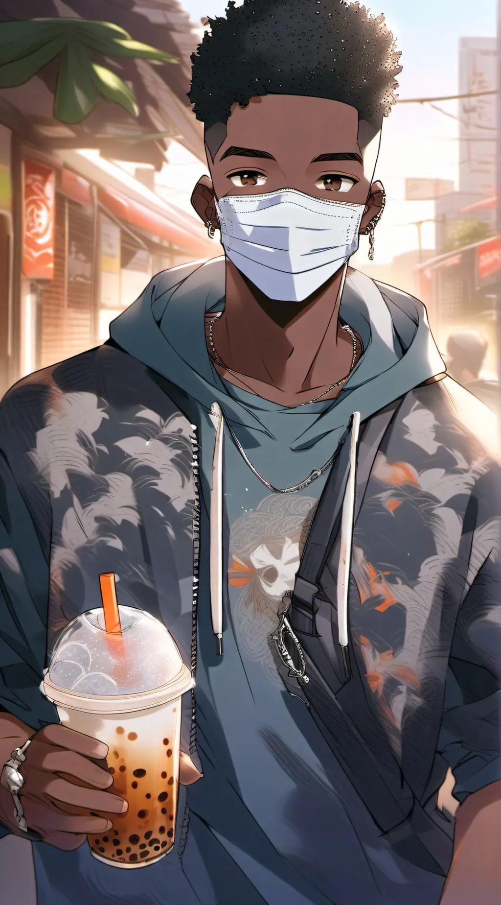 ai character: Jordin simon/hyper background