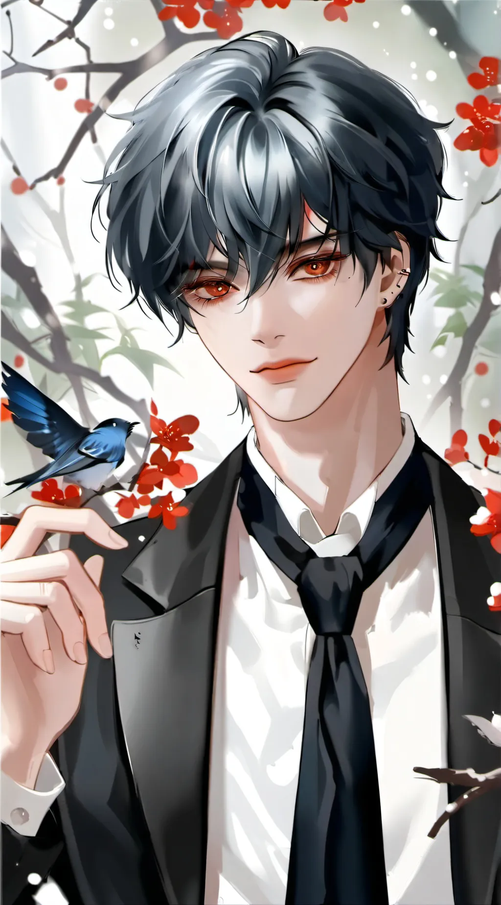 ai character: Lucas  background