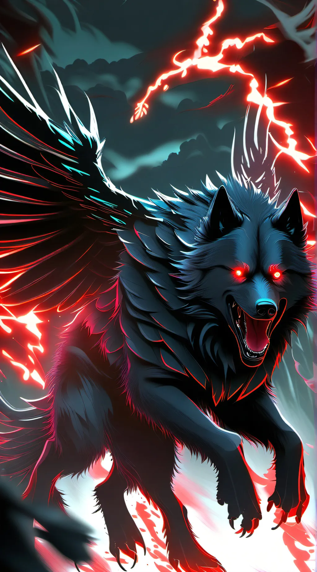 ai character: Shadow  background