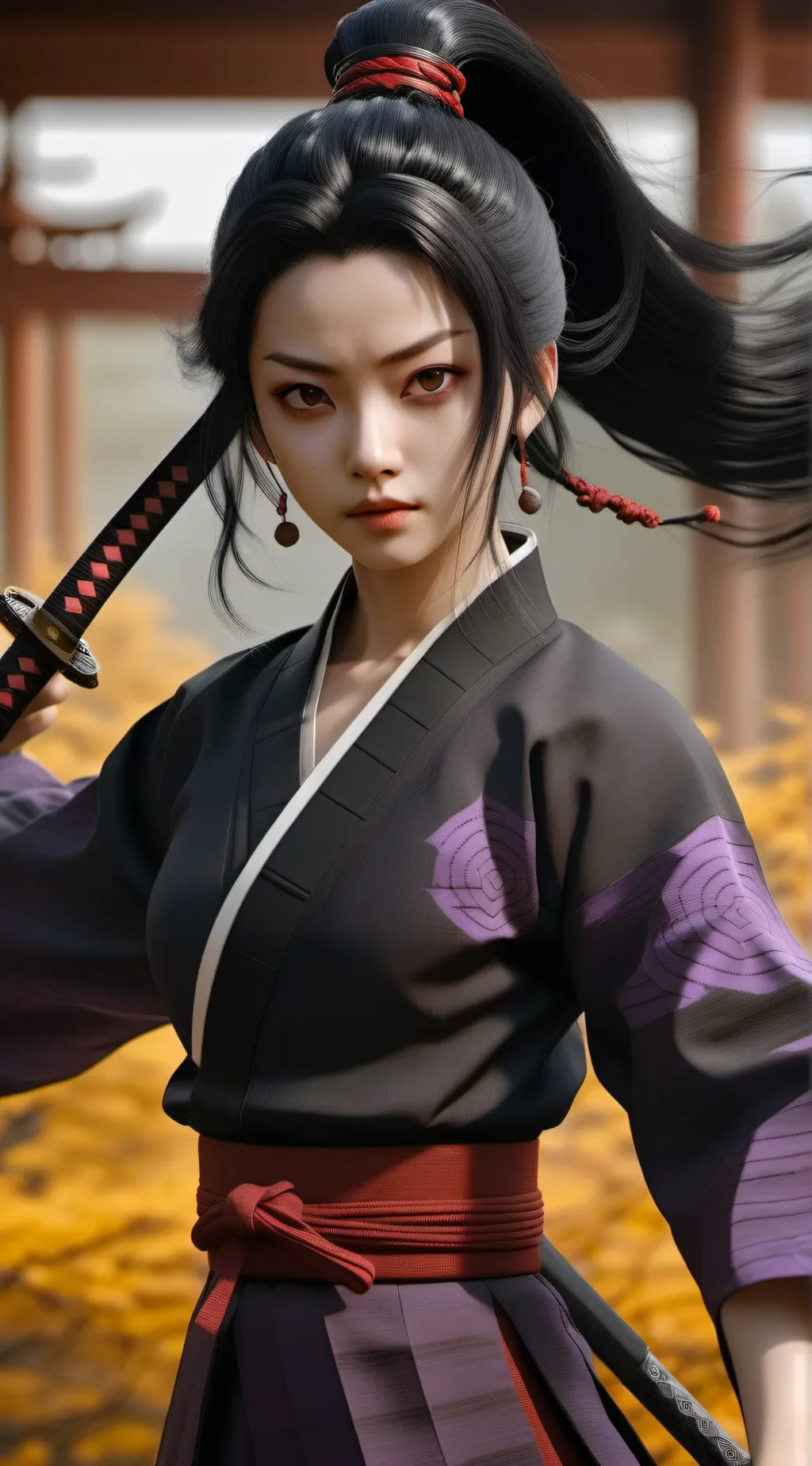 ai character: demon slayer background