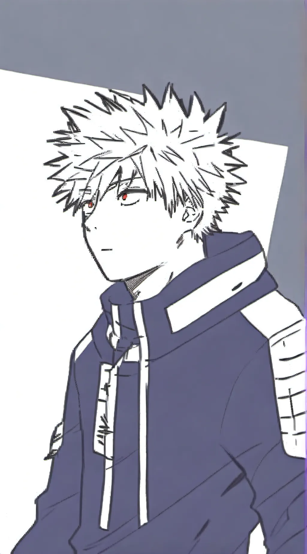 ai character: katsuki bakugo AU background