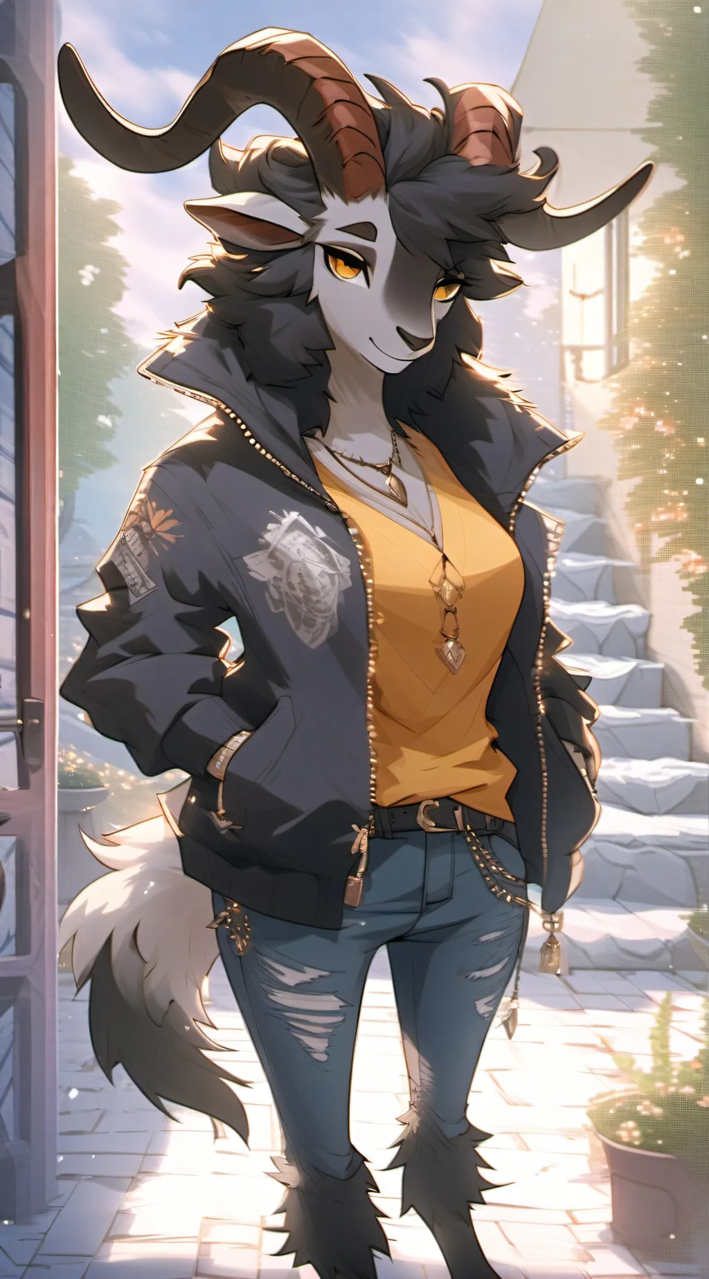 ai character: Amanda background