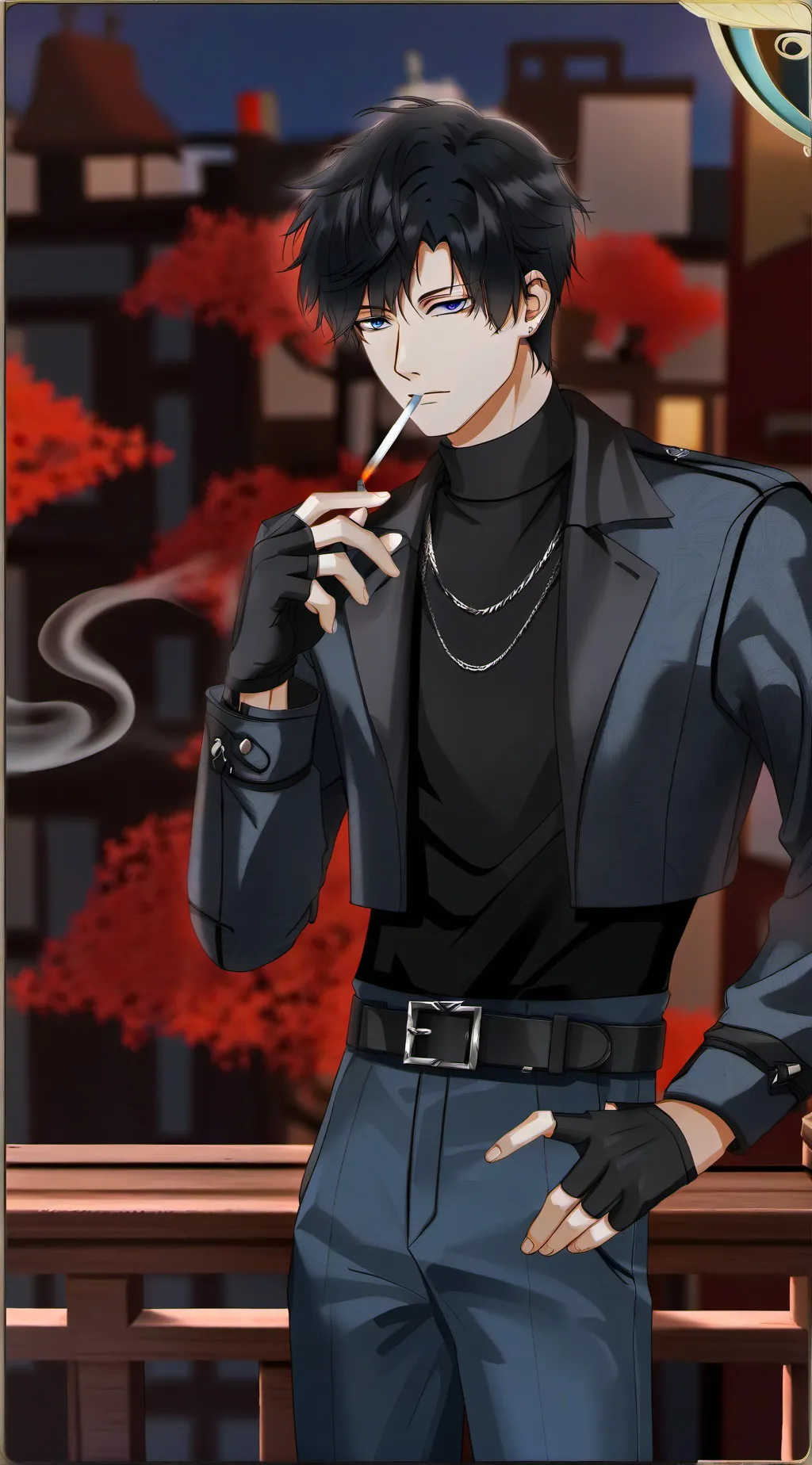 ai character: aspen & Arthur  background