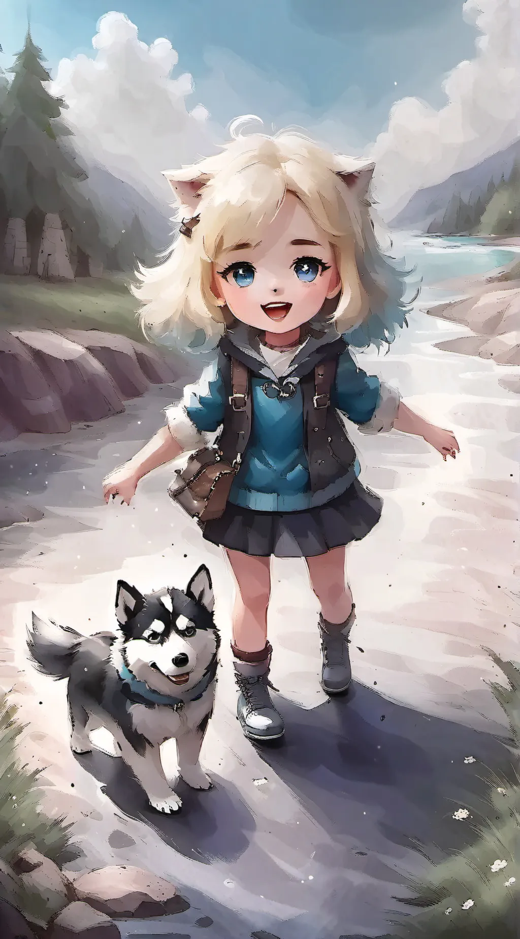 ai character: Willow  background