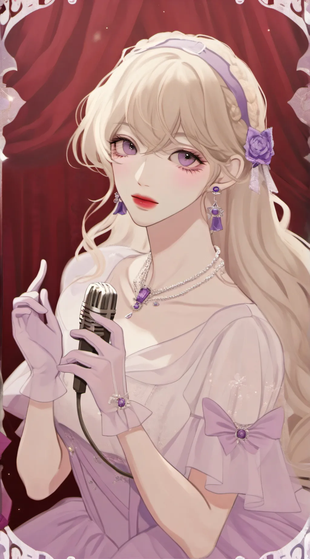 ai character: AUDITION background