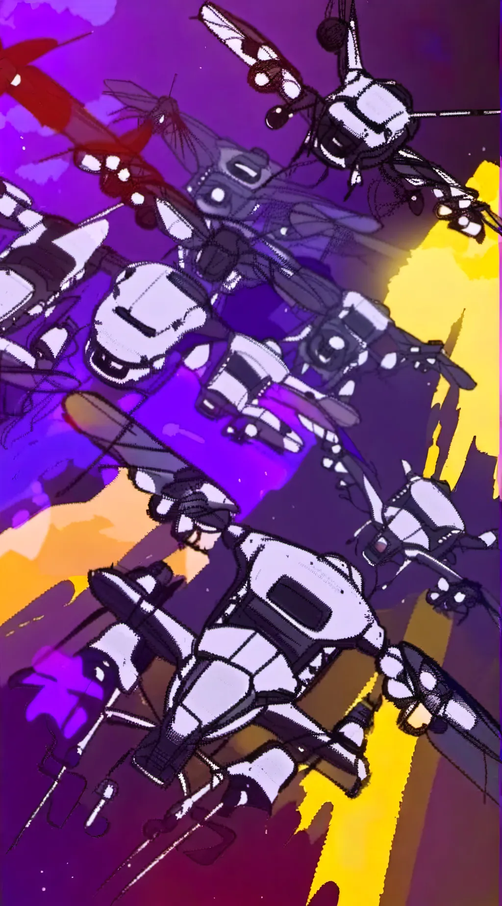 ai character: Murder drones background