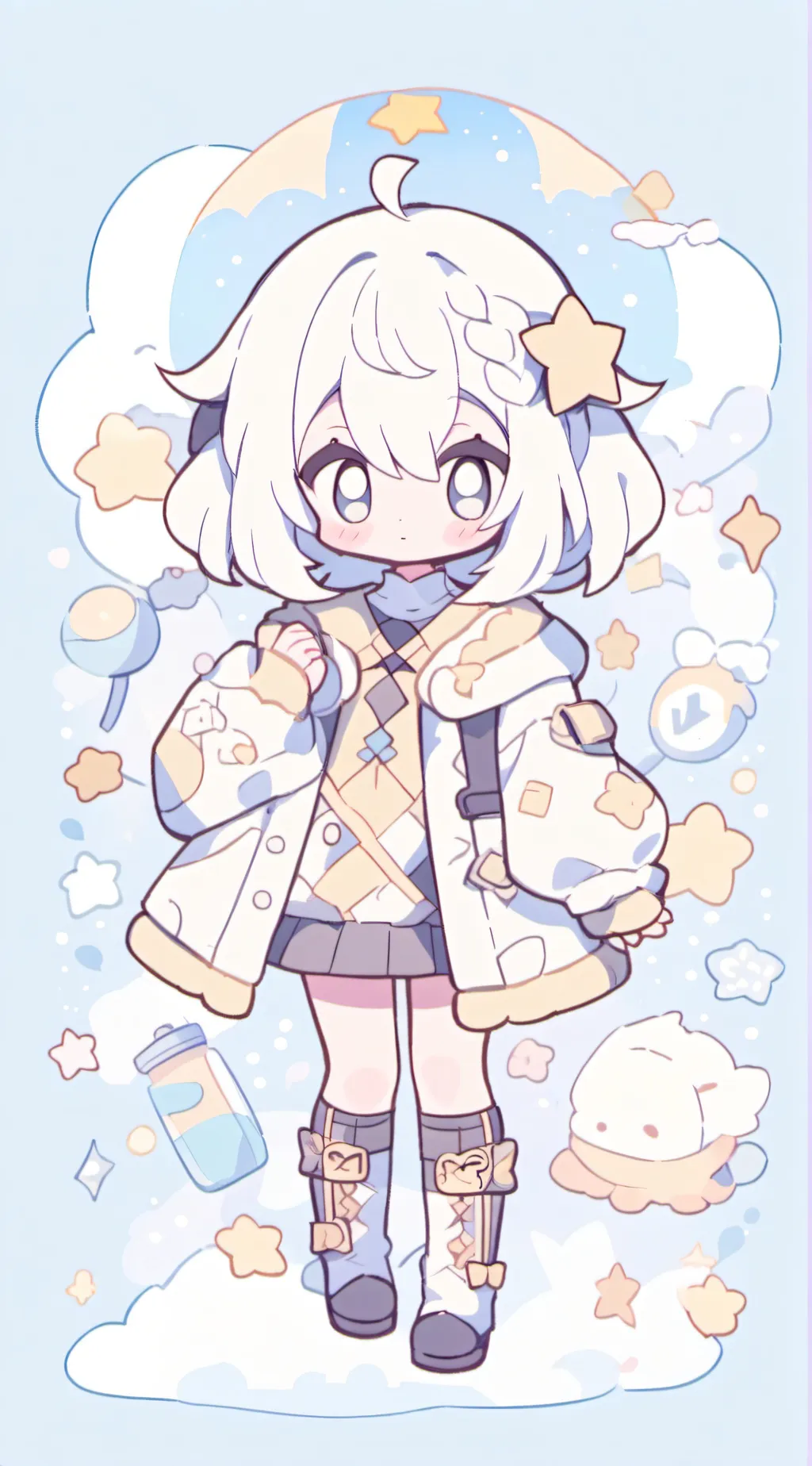 ai character: kny background