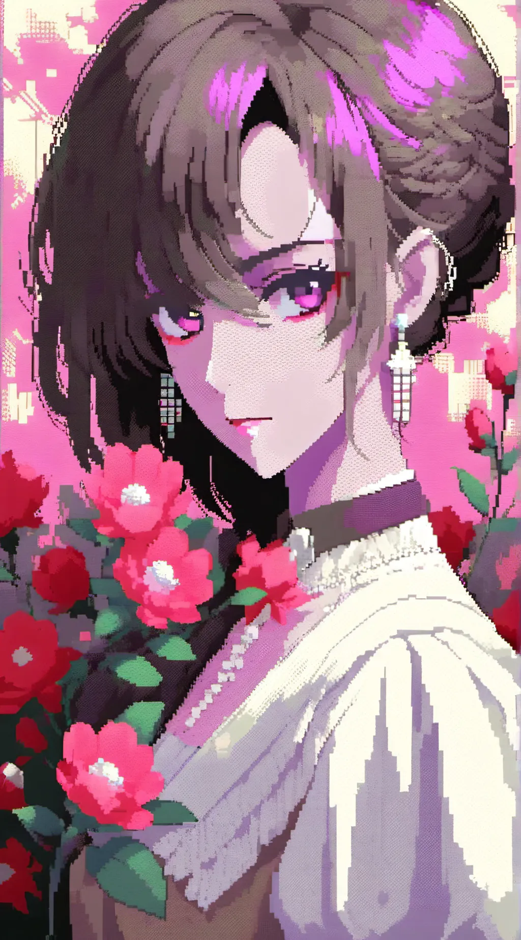 ai character: blood trail background