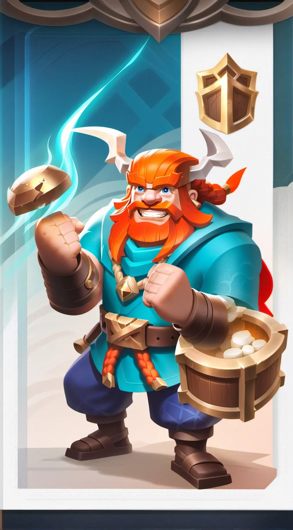 ai character: gibrish man background